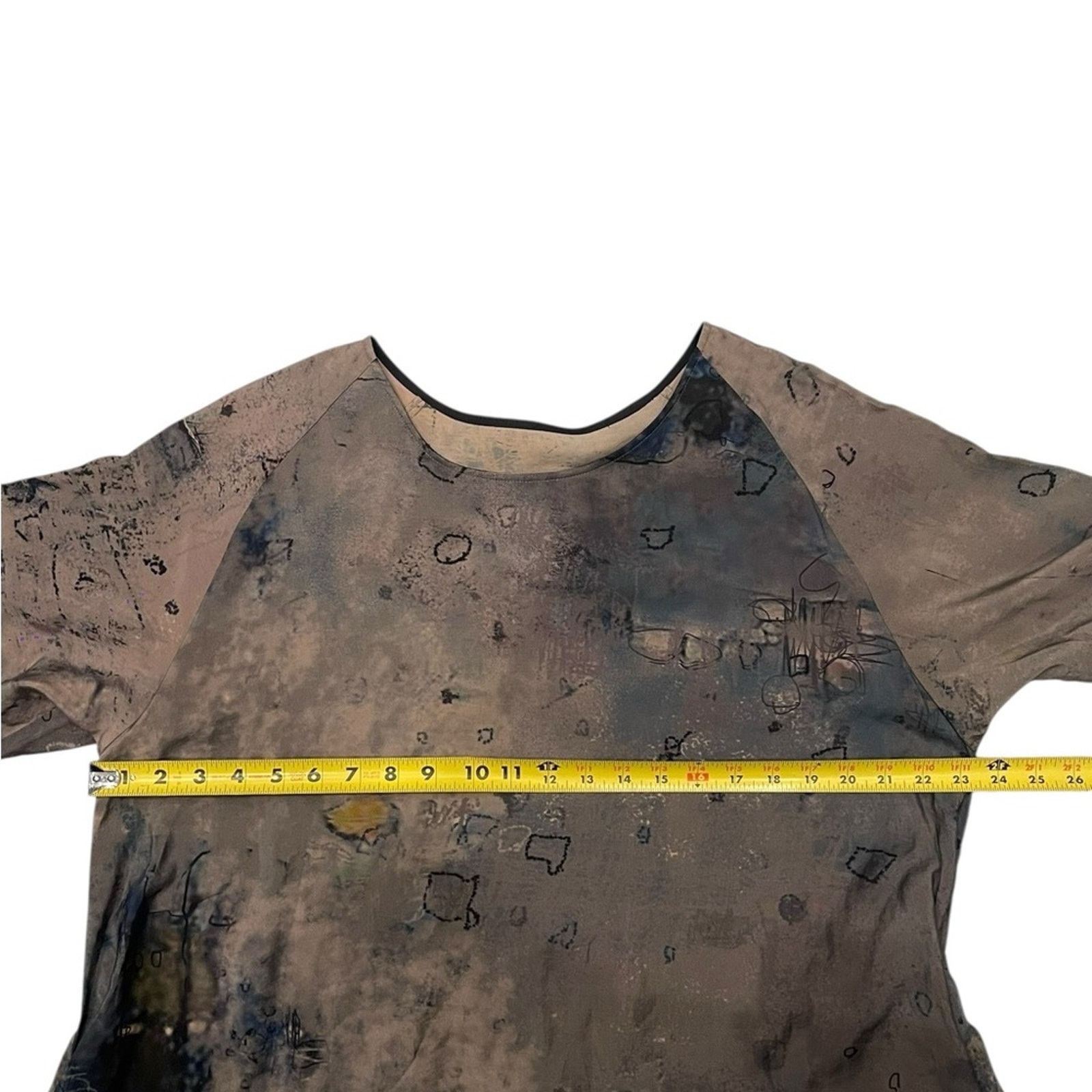 Other 3 Potato Size M/L Abstract Print Art To Wear TOP Size M / US 6-8 / IT 42-44 - 9 Thumbnail