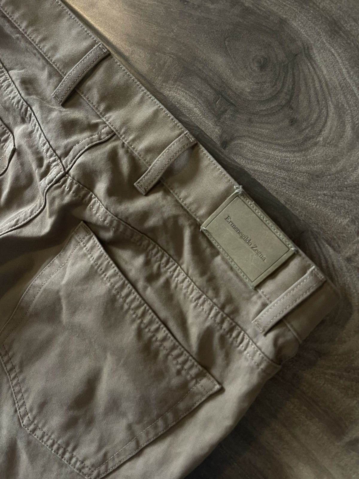 Ermenegildo Zegna Zegna Beige Khaki Casual Pants Size US 36 / EU 52 - 7 Thumbnail