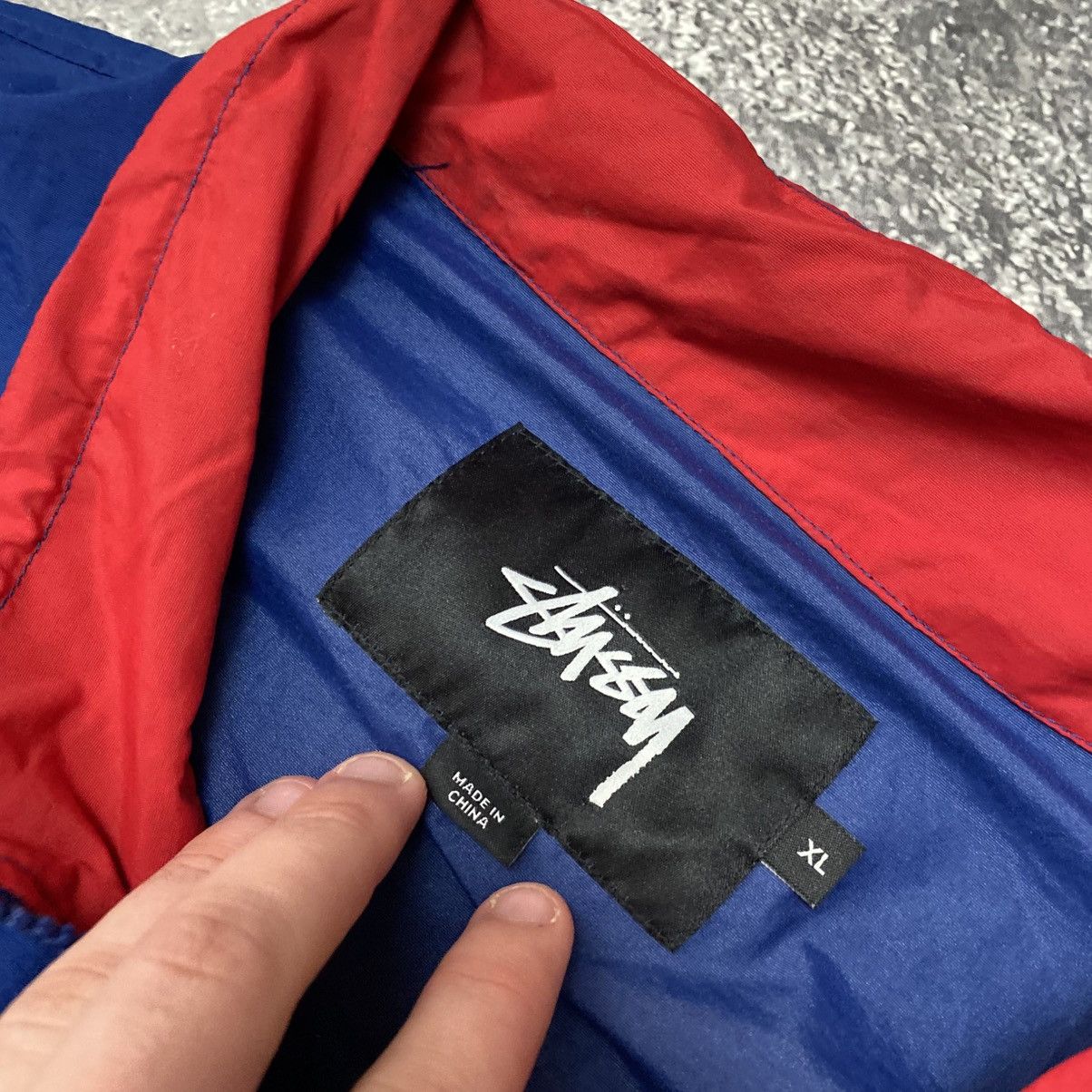 Stussy Luxury Stussy Small Logo y2k anorak rare light nylon jacket Size US XL / EU 56 / 4 - 4 Thumbnail