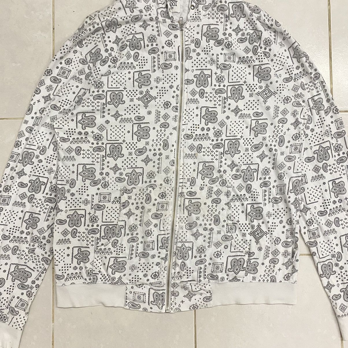Stussy Stussy full print paisley zip up hoodie Size US XL / EU 56 / 4 - 5 Thumbnail
