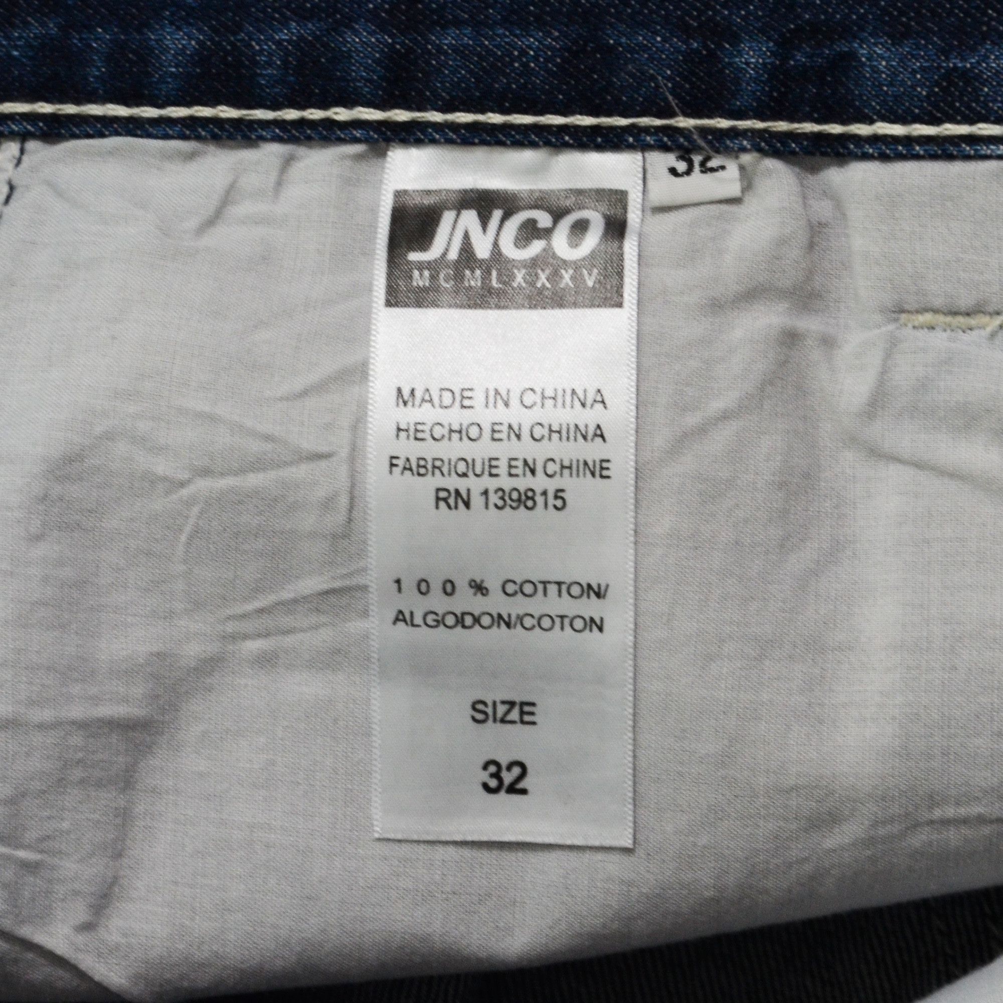 JNCO JNCO Jorts Baggy Rare Streetwear 90s/Y2K Unused Vintage Size US 32 / EU 48 - 10 Thumbnail