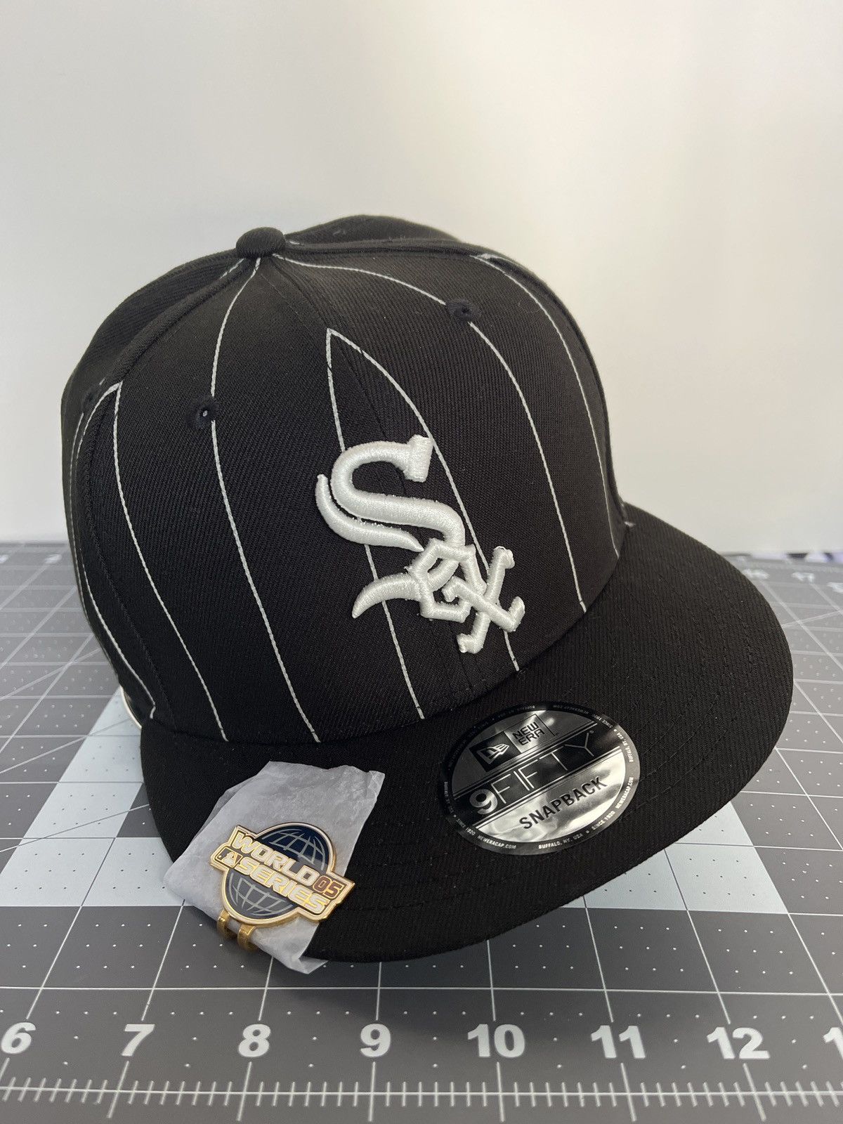 New Era Chicago White Sox Pinstripes Visor Pin 9fifty Snapback Size ONE SIZE - 1 Thumbnail