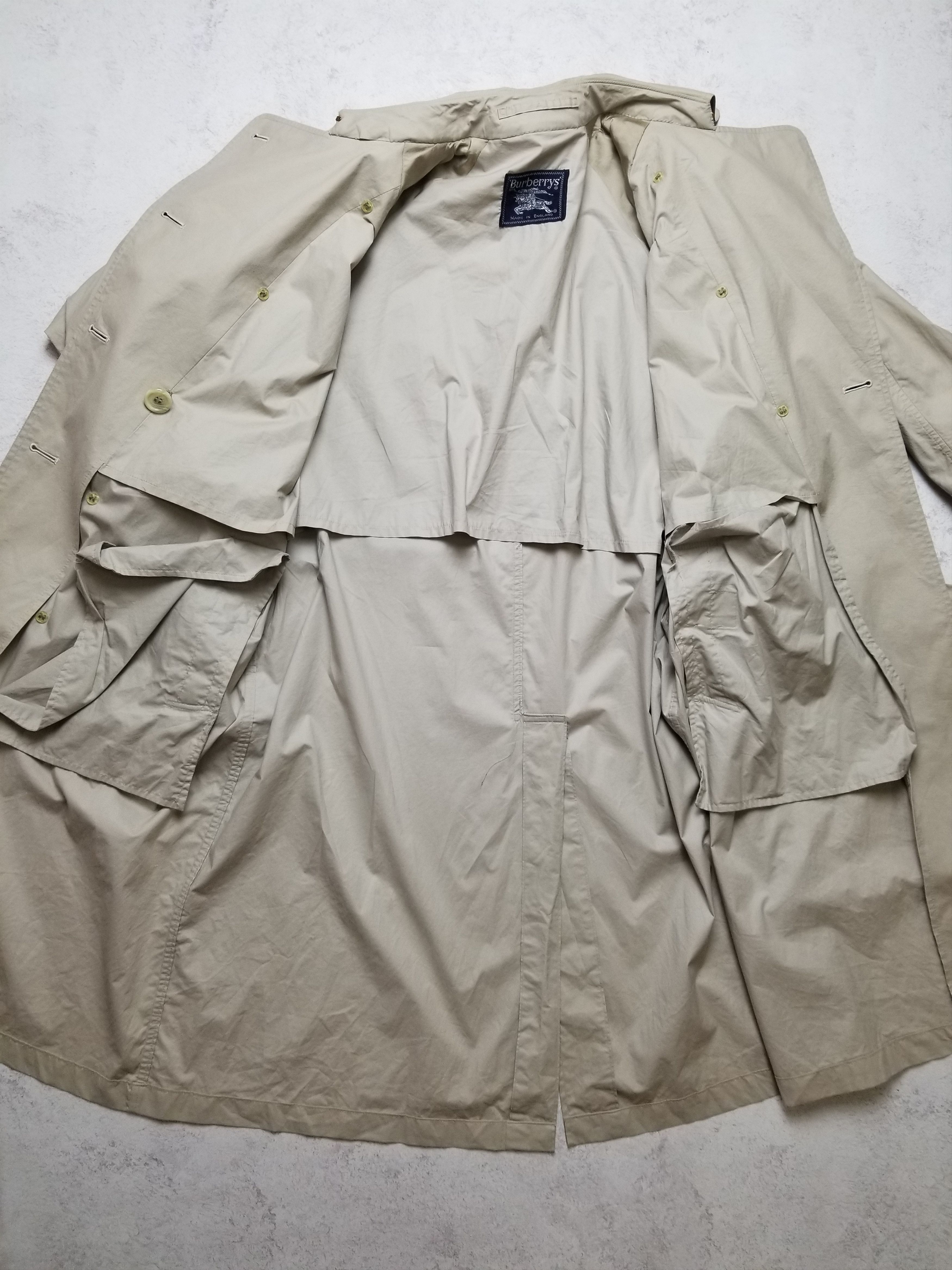 Burberry Burberrys Exlong 100% Cotton Duble Blessted Trench Coat Size M / US 6-8 / IT 42-44 - 3 Thumbnail
