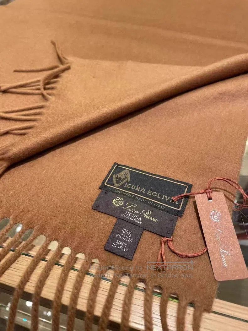 Loro Piana Loro Piana size 210*45cm Vicuña Wool Scarf Size ONE SIZE - 2 Thumbnail
