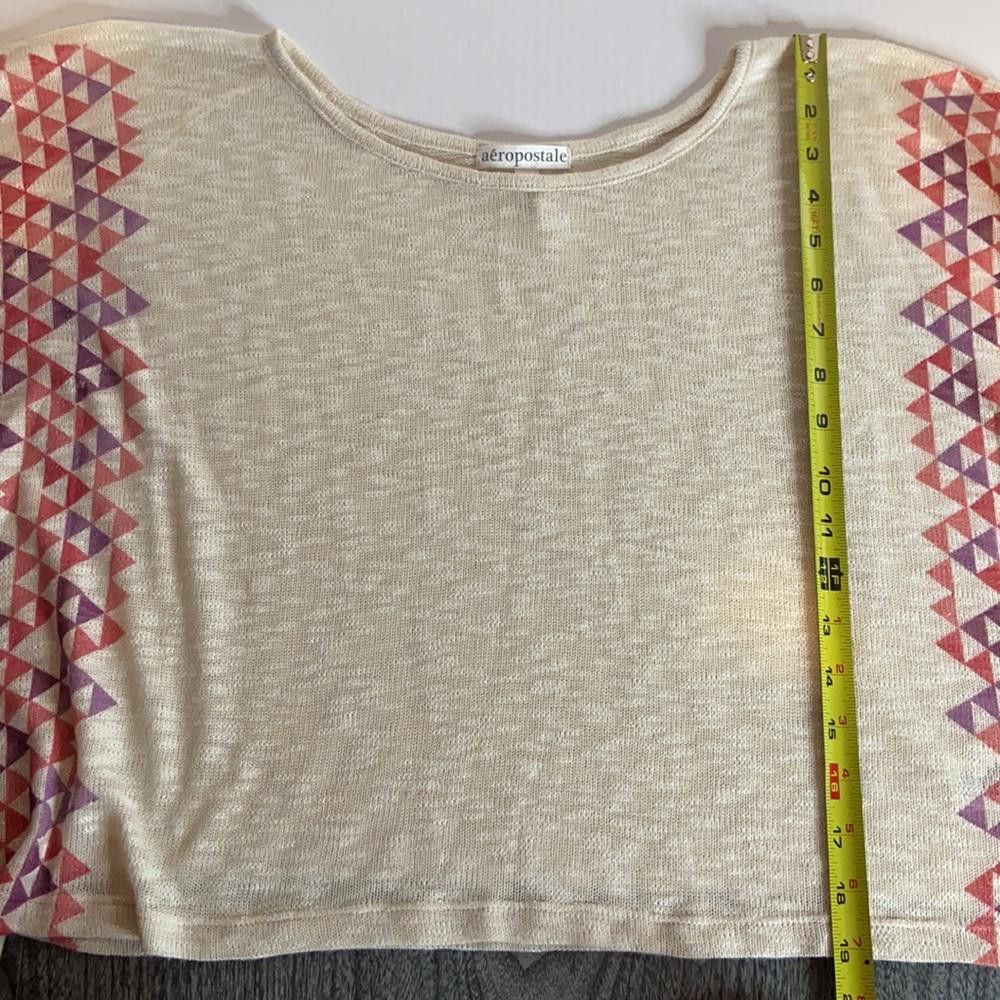 Aeropostale Aeropostale Aztec Geometric Poncho Top, M/L Size M / US 6-8 / IT 42-44 - 8 Thumbnail