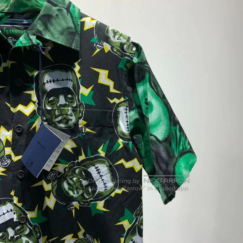 Prada Frankenstein Print Shirt.