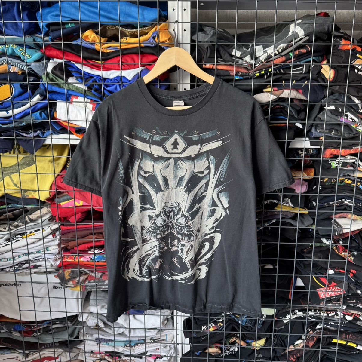 Anime Naruto Shippuden Kakashi Hatake "Hard Times" Anime T-Shirt Size US L / EU 52-54 / 3 - 1 Thumbnail