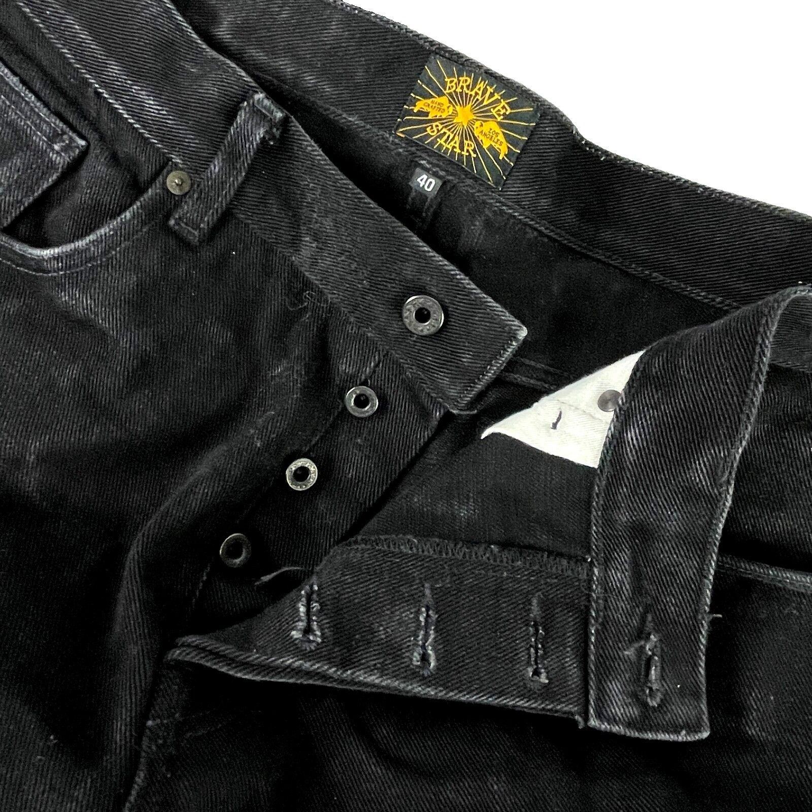 Brave Star Selvage Brave Star Double Black 21.5 oz Heavyweight Selvage ...