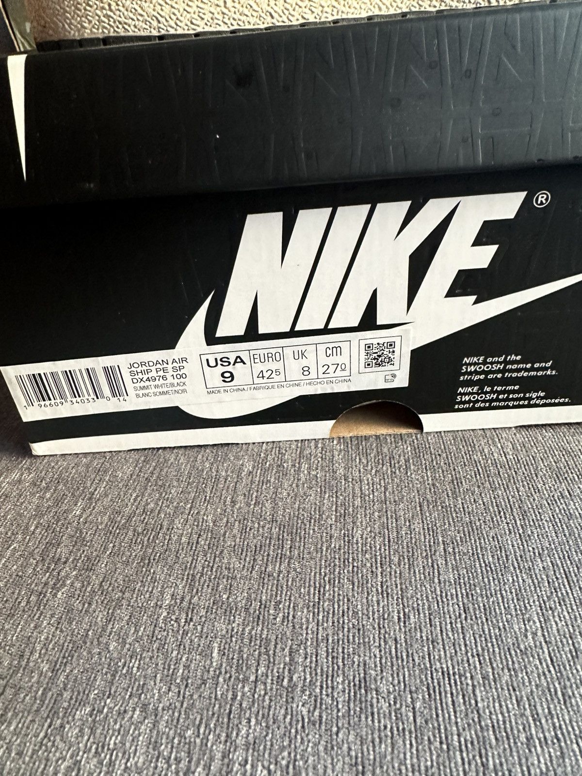 A Ma Maniere × Nike Size 9 - A Ma Maniére x Jordan Air Ship PE SP White Black Size US 9 / EU 42 - 5 Thumbnail