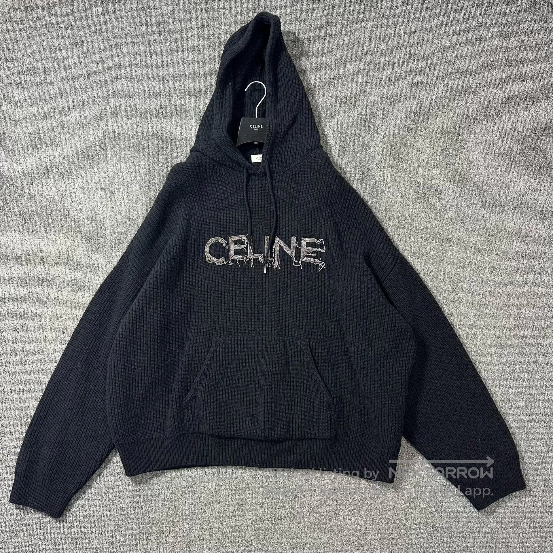 Celine Celine Letter Chain Hoodie Sweatshirt. Size XL / US 12-14 / IT 48-50 - 1 Thumbnail
