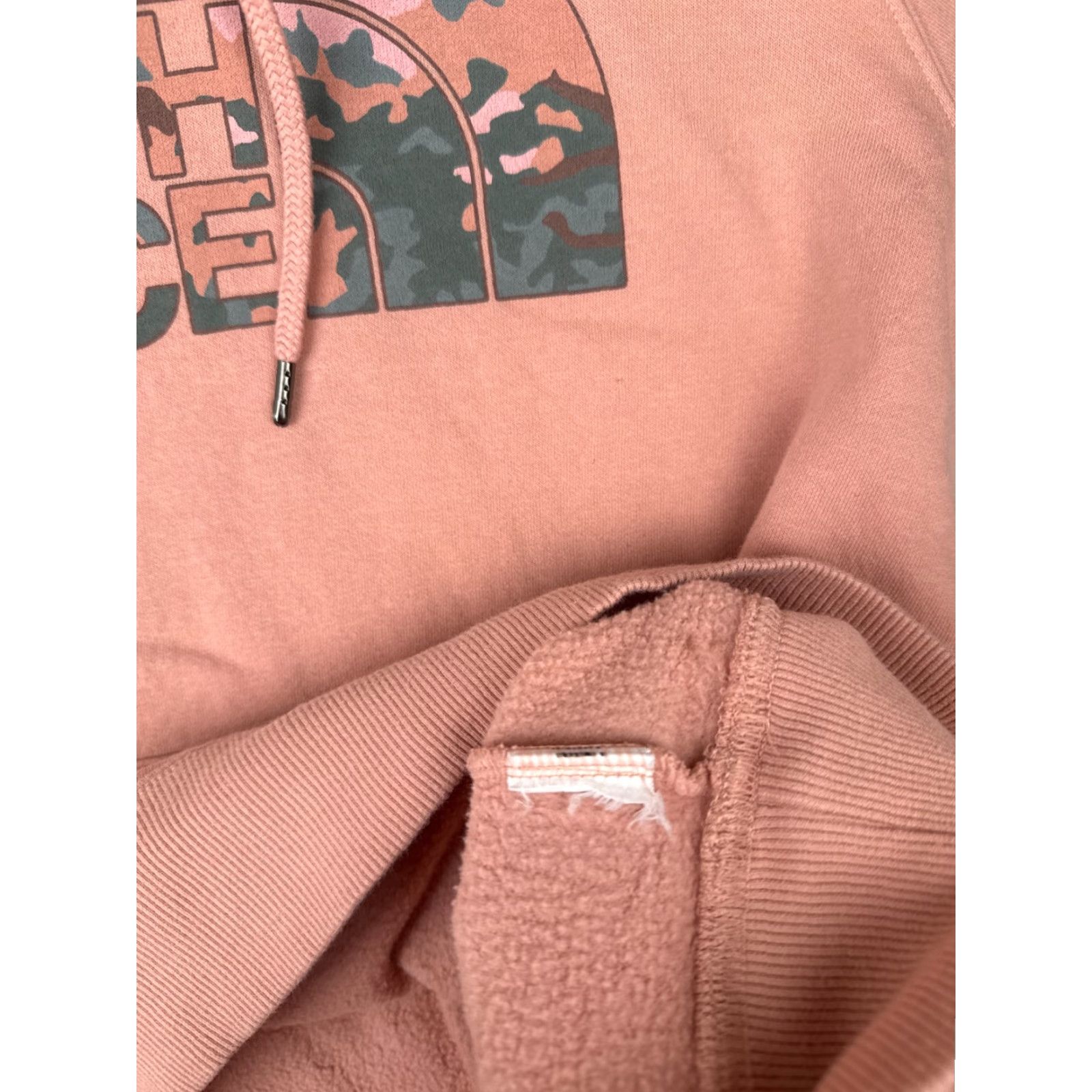 The North Face The North Face Hoodie Womens M Pink Pullover Cotton Blend READ ME Size M / US 6-8 / IT 42-44 - 7 Thumbnail
