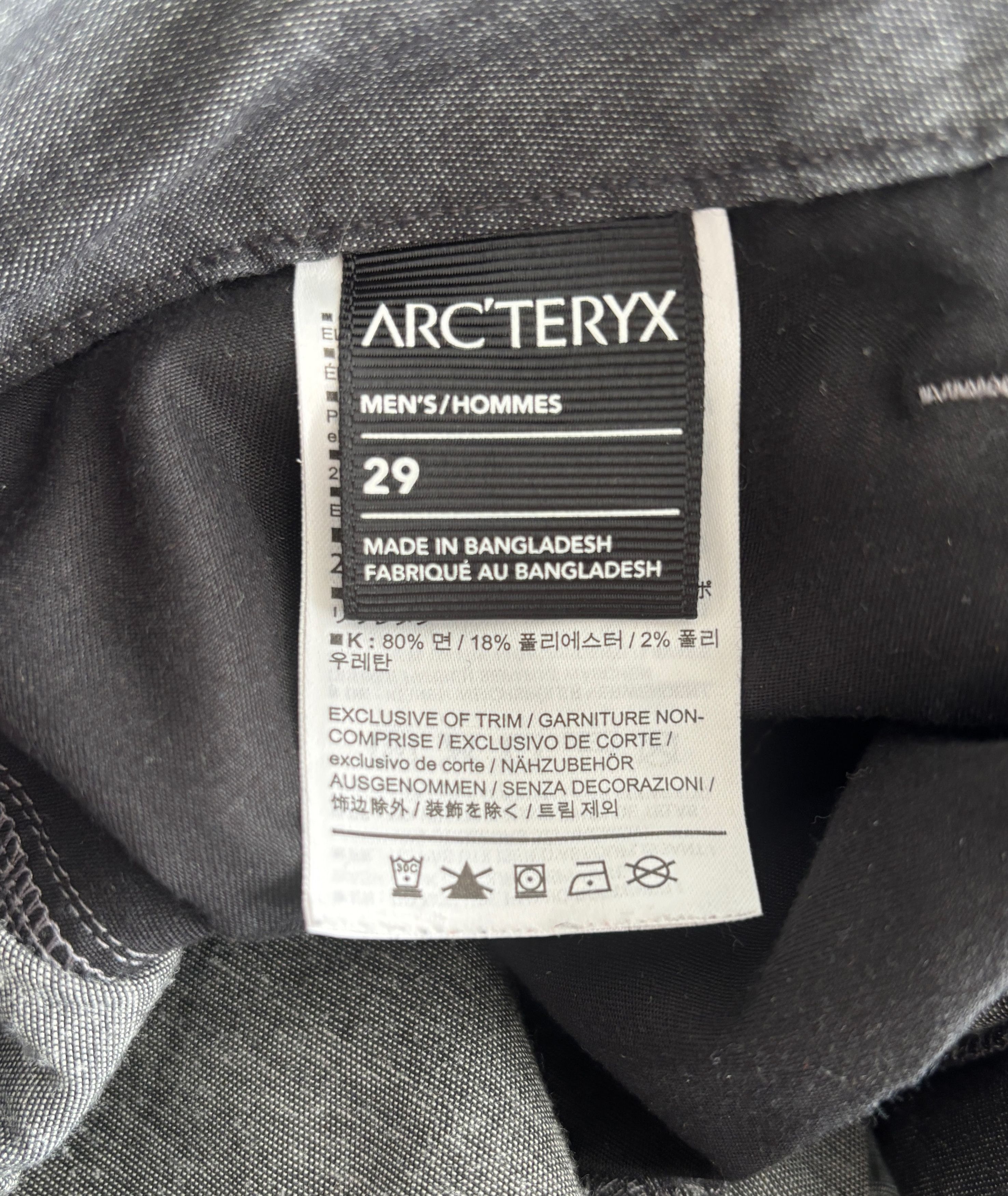 Arc'teryx Arc’teryx A2B Commuter Pants Grey 28-29 Size US 28 / EU 44 - 4 Thumbnail