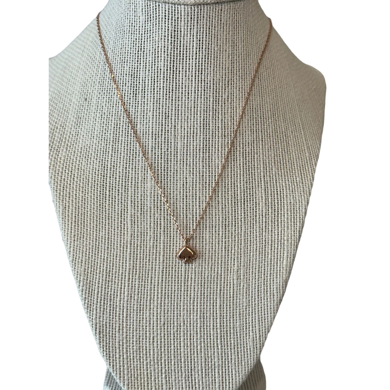 Kate Spade Kate Spade Everyday Spade Metal Mini Pendant Necklace Size ONE SIZE - 5 Thumbnail