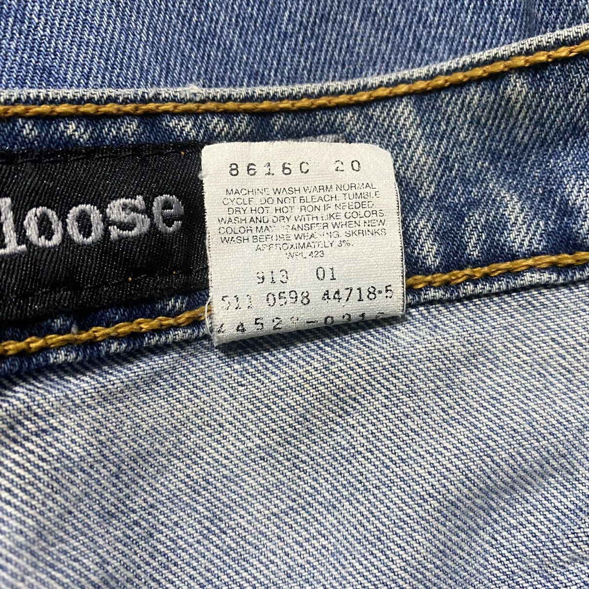 Levi's Vintage 90s Levis Silvertab Straight+Loose Denim Jeans Size US 36 / EU 52 - 19 Thumbnail