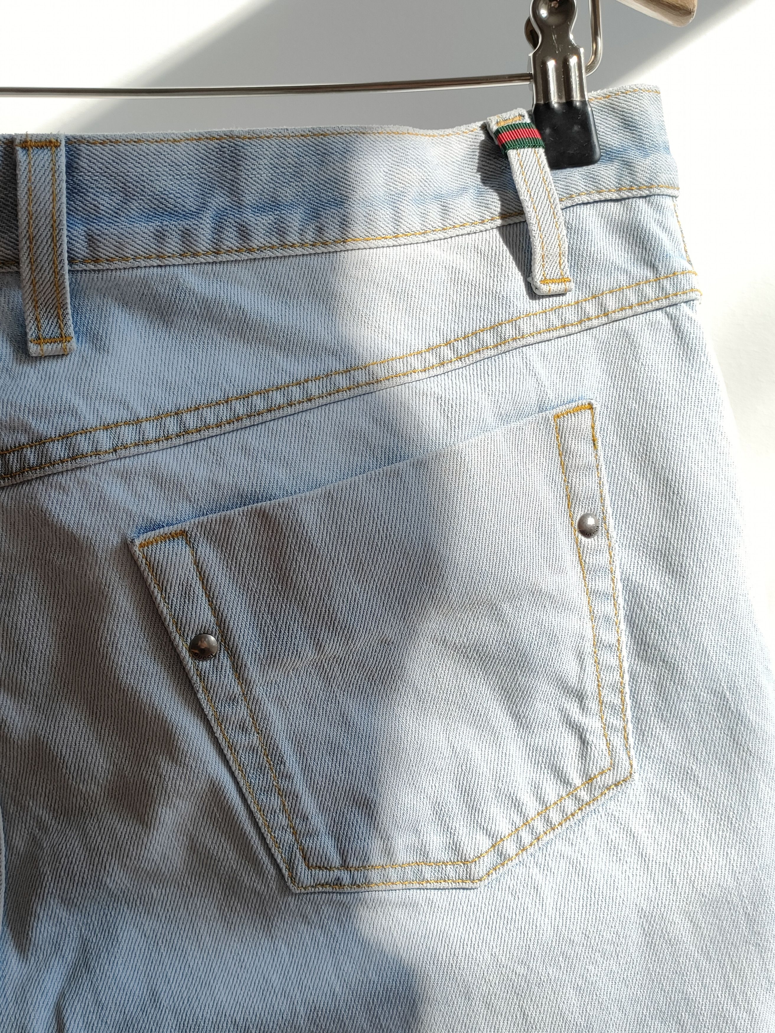 Gucci GUCCI Light Blue Skinny Jeans Size US 34 / EU 50 - 12 Thumbnail