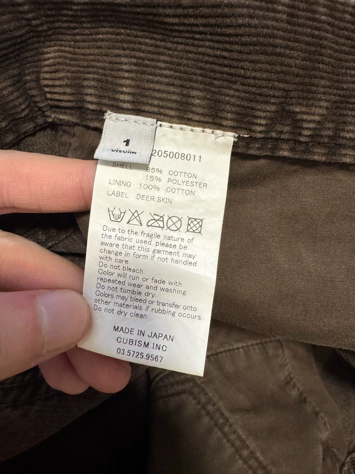 Visvim visvim 12aw Fluxus 04 N.D Mud-Dyed Corduroy Pants S Brown 1 Size US 30 / EU 46 - 4 Thumbnail