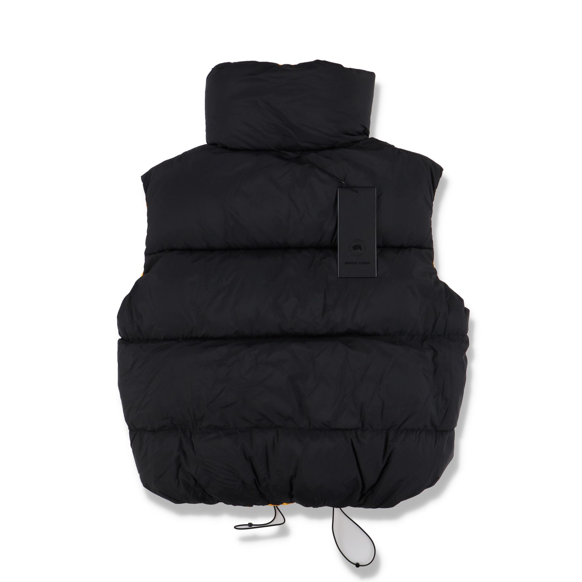 ANGEL CHEN × Canada Goose Black and Yellow Reversible Bayan Puffer Vest Size US XS / EU 42 / 0 - 8 Thumbnail