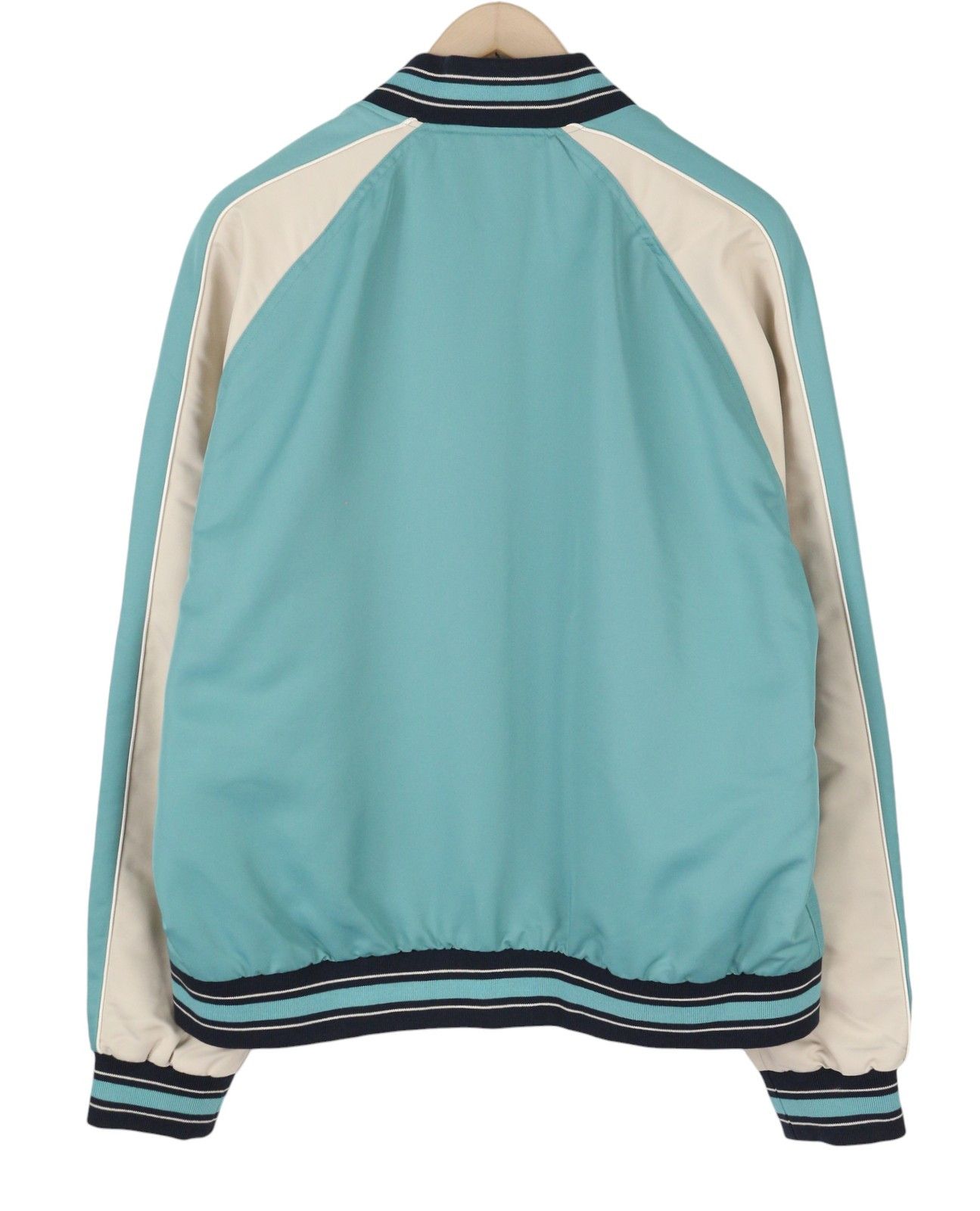 Gant DAHLIA BADGE XL Light Aqua Bomber Jacket 87276 Size US XL / EU 56 / 4 - 2 Thumbnail