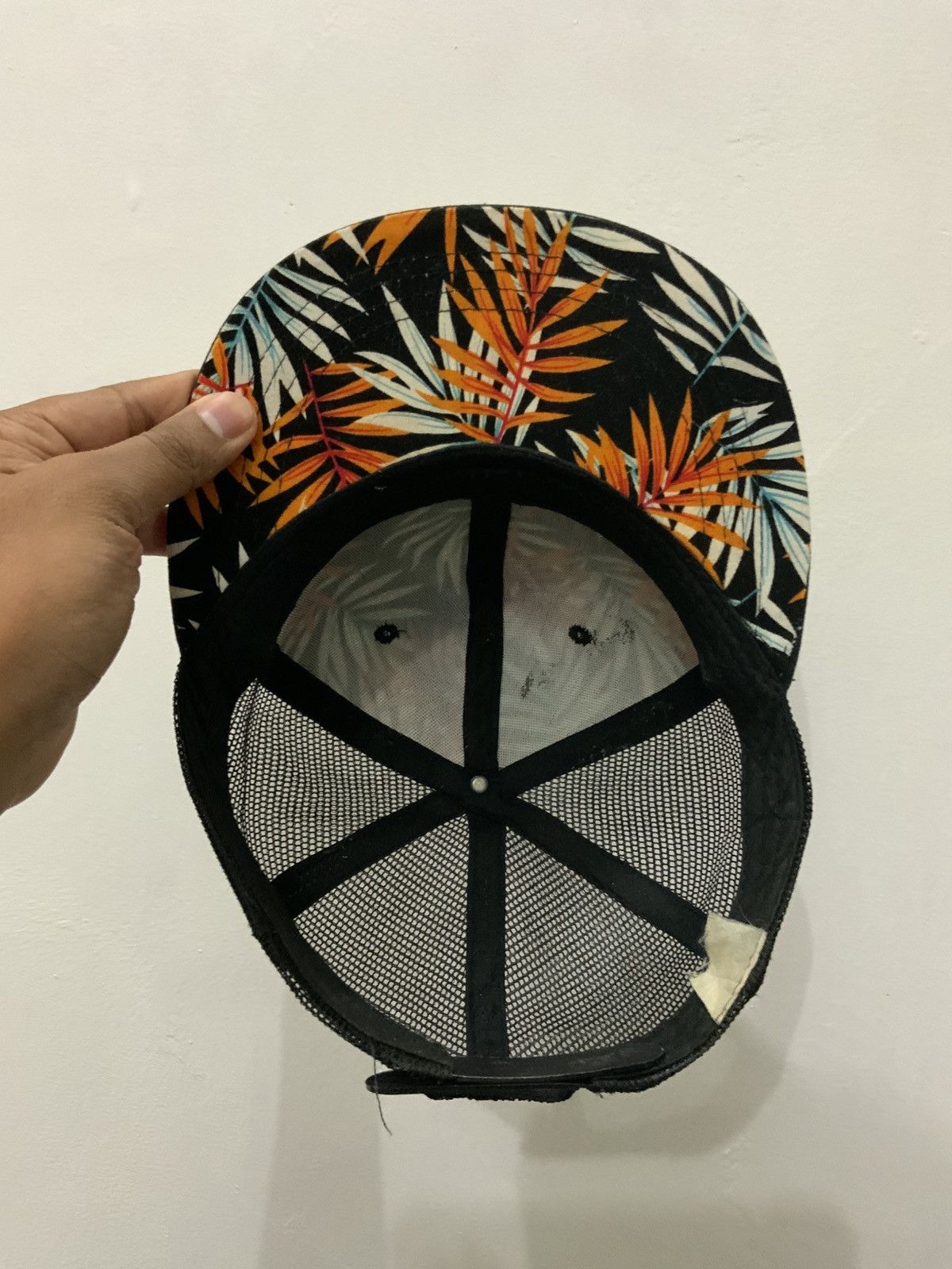 Japanese Brand Flower Art Fern Fade Trucker Hat Size ONE SIZE - 9 Thumbnail