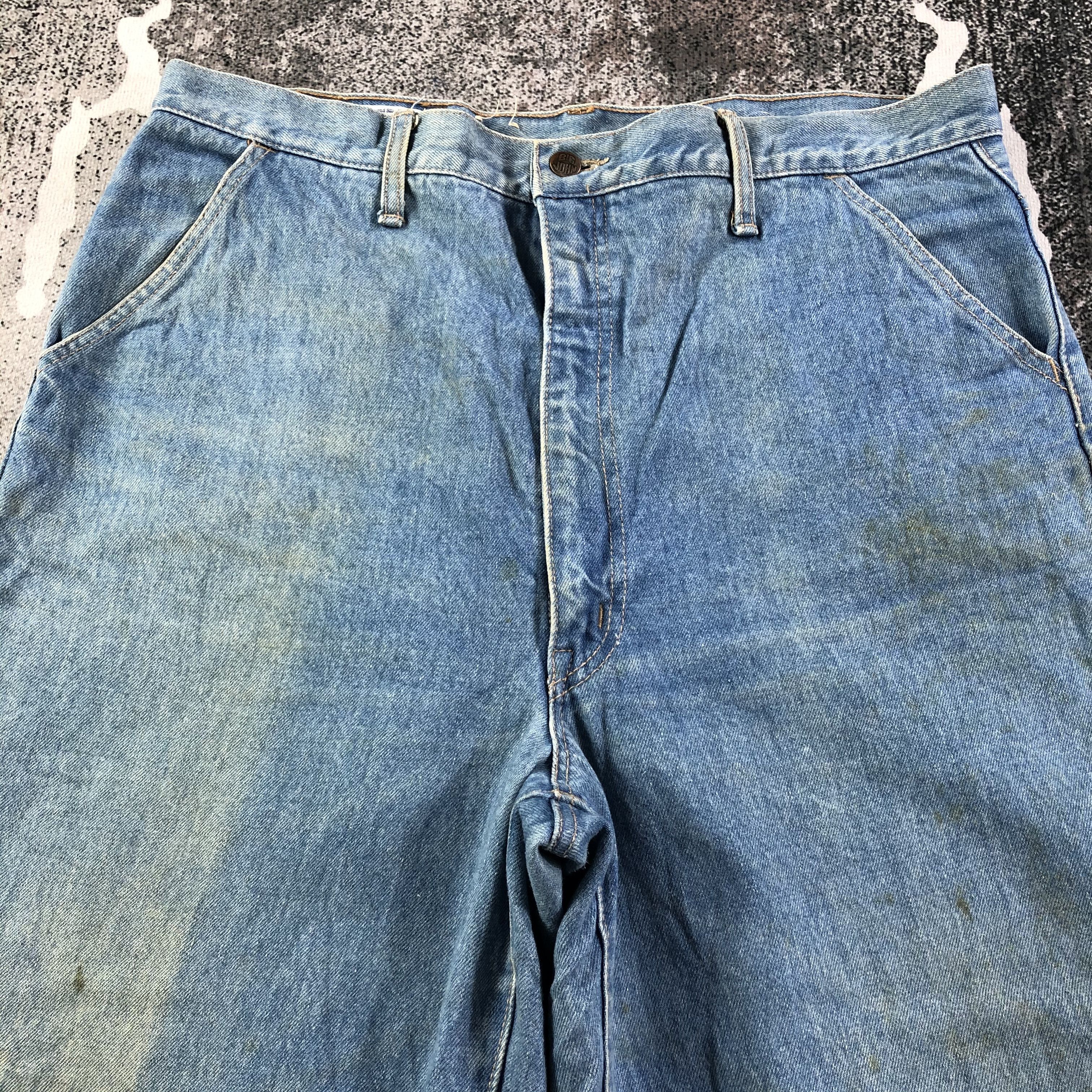 Big John Vintage Big John Jeans Dirty Wash Denim KJ1663 Size US 38 / EU 54 - 3 Thumbnail