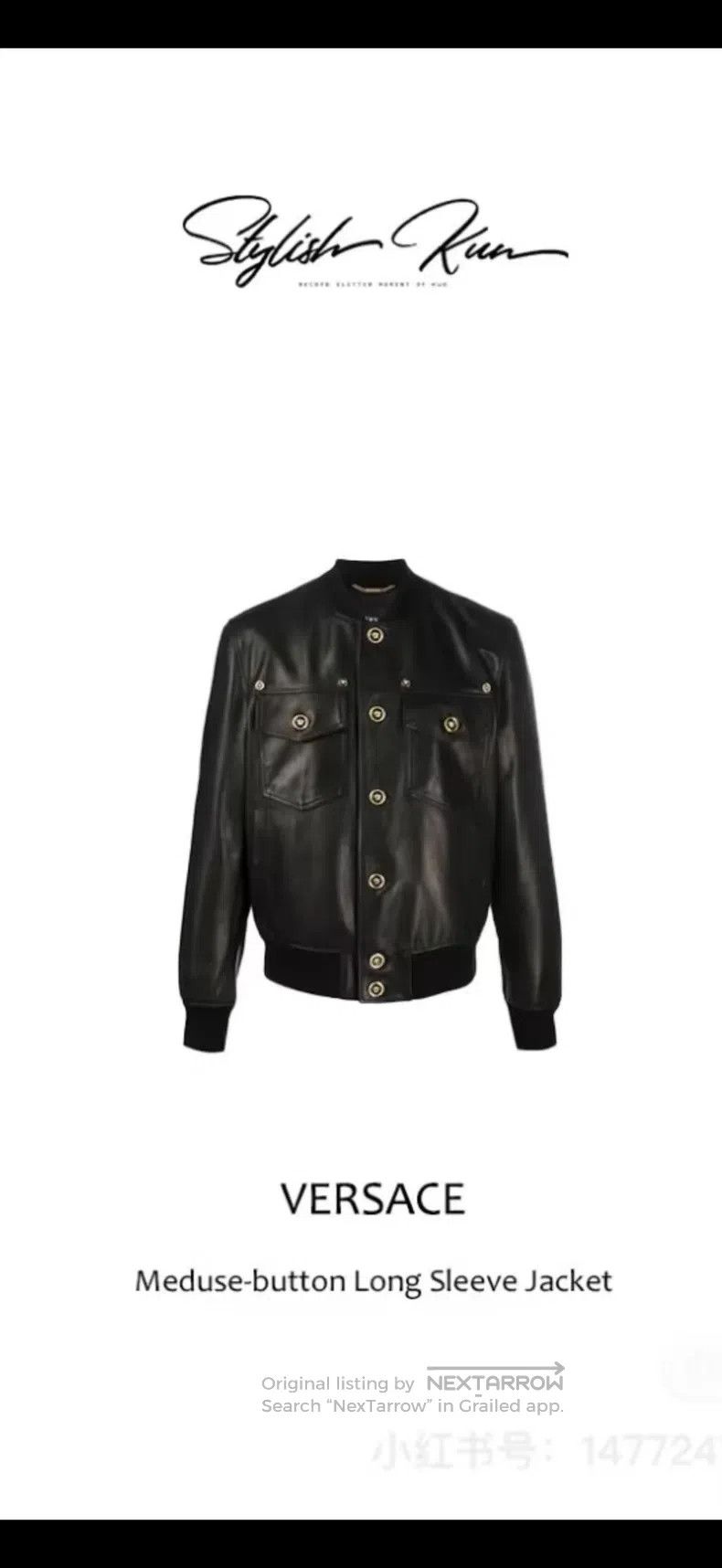 Versace Versace Leather coat Size US S / EU 44-46 / 1 - 4 Thumbnail