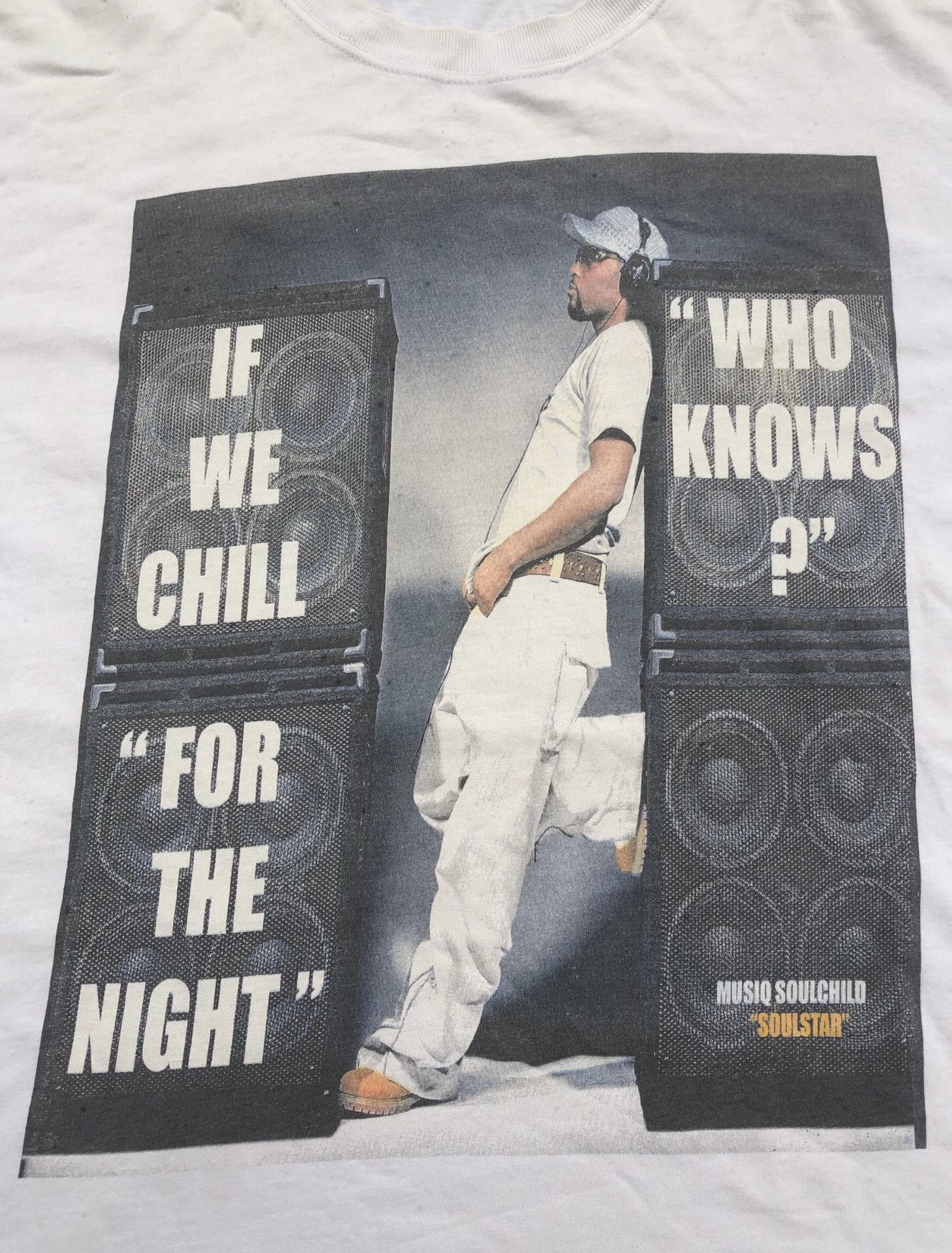 Rap Tees 🔥Vintage Y2K 03' MUSIQ SOULCHILD 'Soulstar' T-Shirt Raptees Size US XXL / EU 58 / 5 - 4 Thumbnail