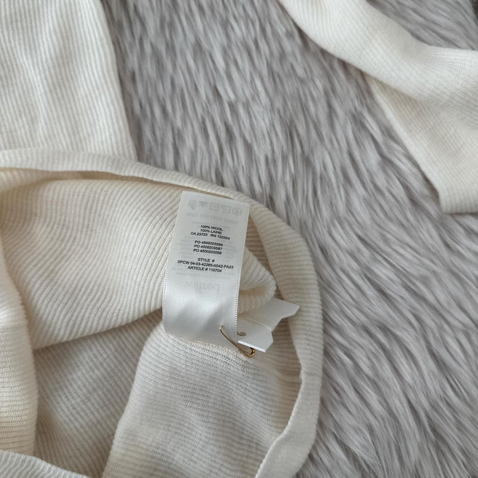 Aritzia NWT ARITZIA Wilfred Lobby Sweater - Light Birch XXS Size XXS / US 00 / IT 34 - 4 Thumbnail