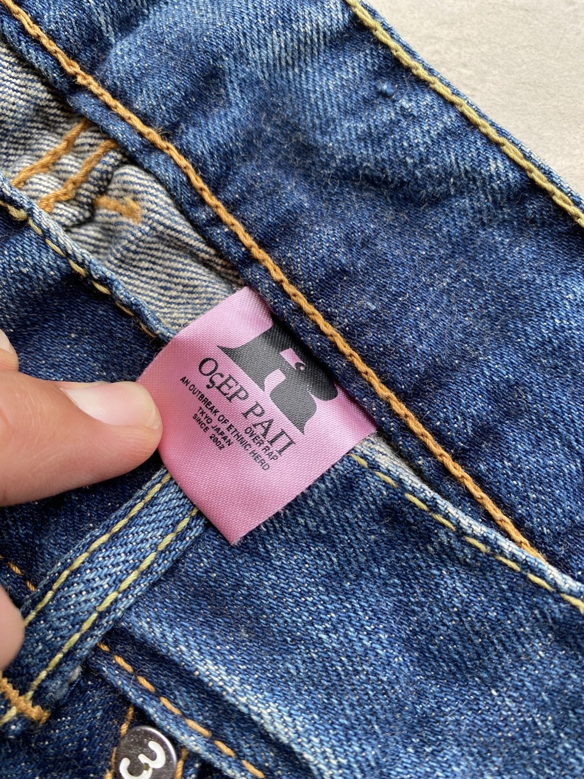 If Six Was Nine × Japanese Brand × Le Grande Bleu (L.G.B.) Osep pati flared jeans selvedge jeans Size US 33 - 8 Thumbnail