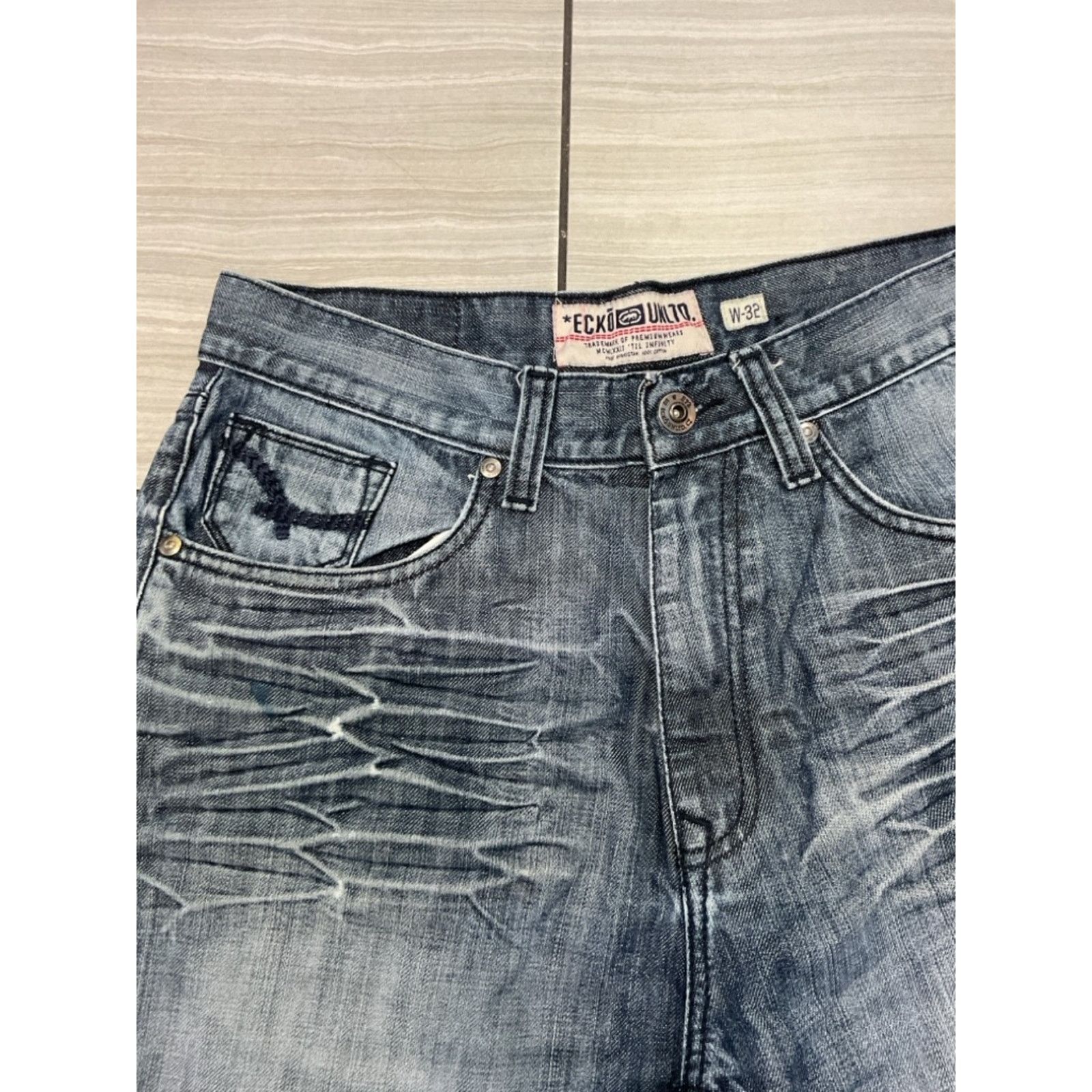 Ecko Unltd. Ecko Unltd Baggy Denim Shorts Size US 32 / EU 48 - 8 Thumbnail
