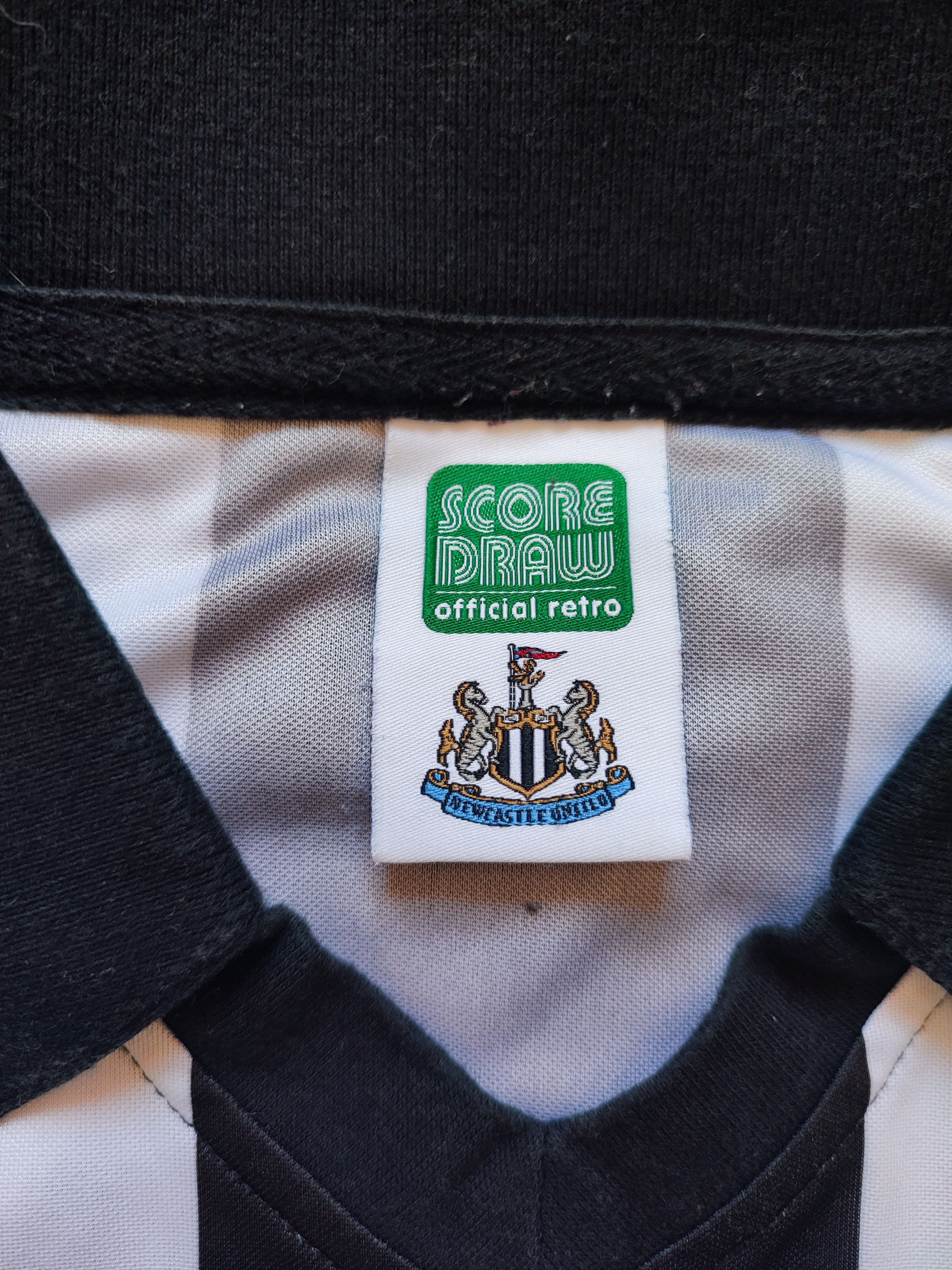 Other Newcastle Score Draw 1982 Vintage Retro Soccer Jersey Size US XL / EU 56 / 4 - 7 Thumbnail
