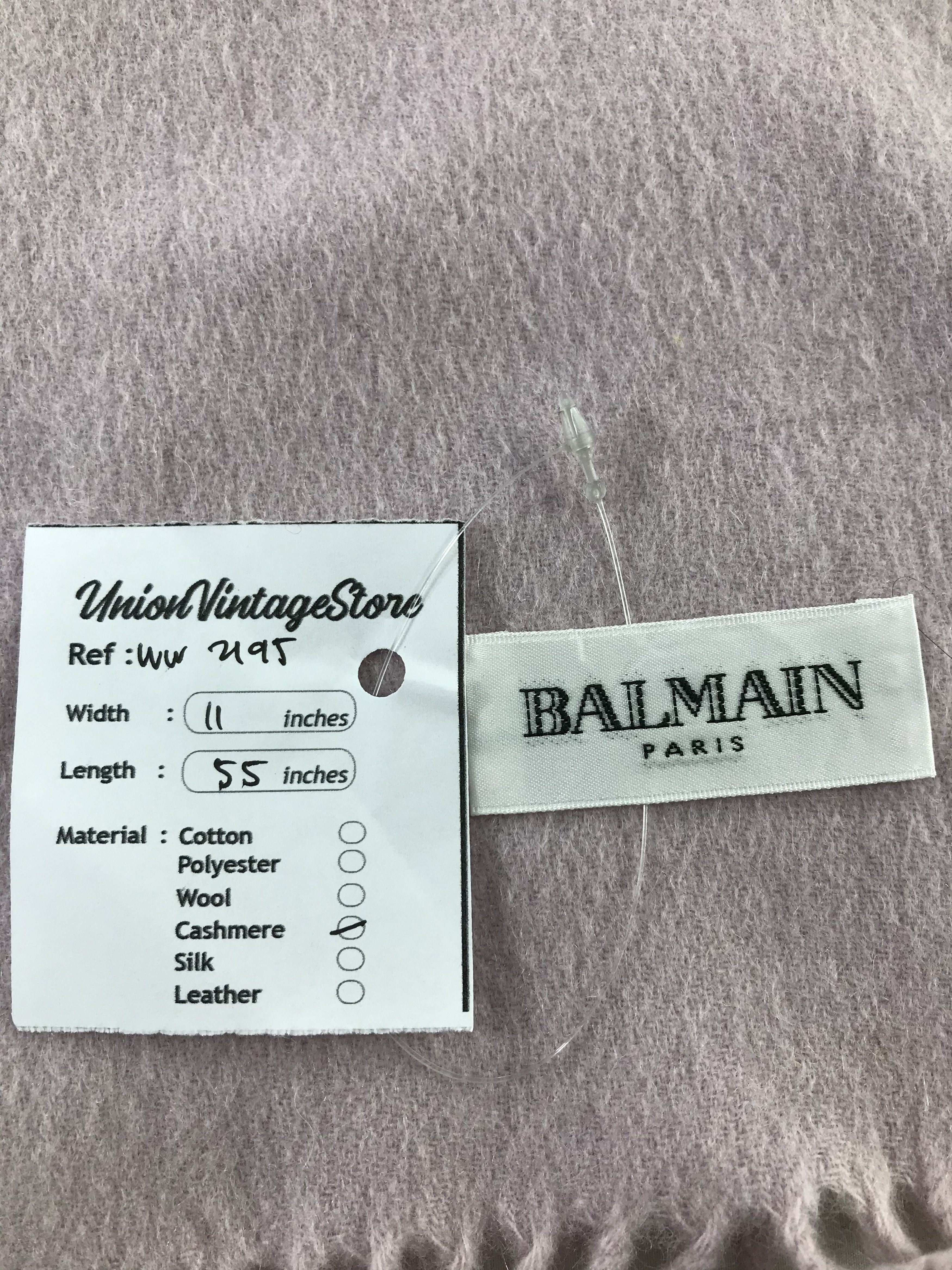 Vintage Balmain Scarf / Muffler / Neckwear - WW2195 Size ONE SIZE - 5 Thumbnail