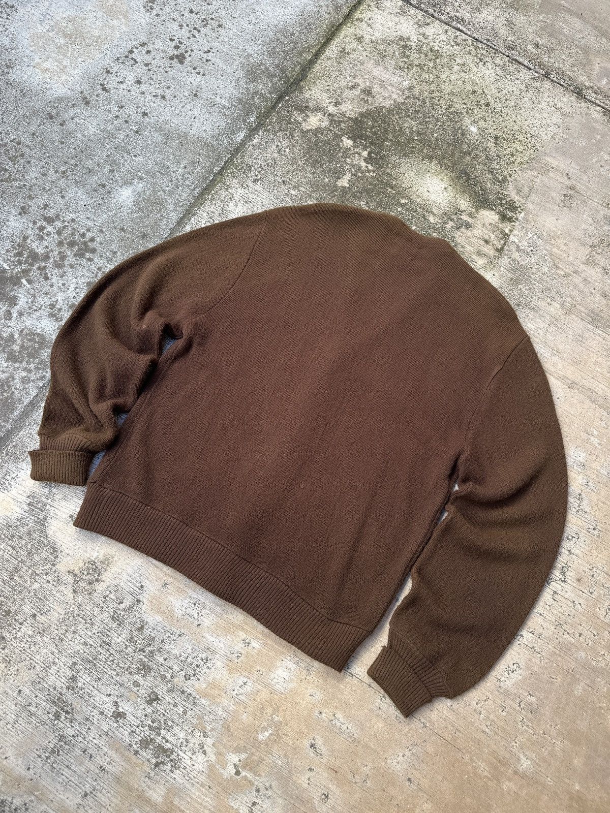 Other Vintage 90s Mocha Brown Arnold Palmer Cardigan Knitwear Med Size US M / EU 48-50 / 2 - 5 Thumbnail
