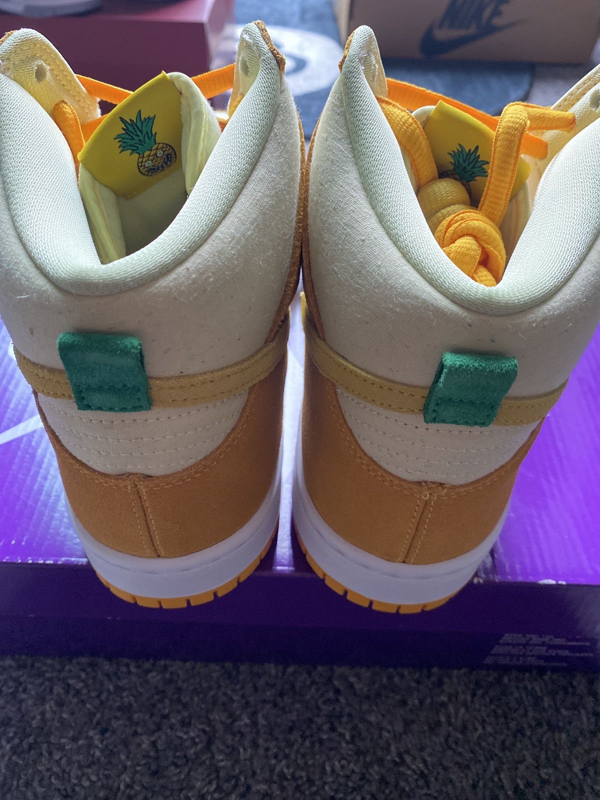 Nike Nike SB Dunk High “Pineapple” Size US 10.5 / EU 43-44 - 6 Thumbnail