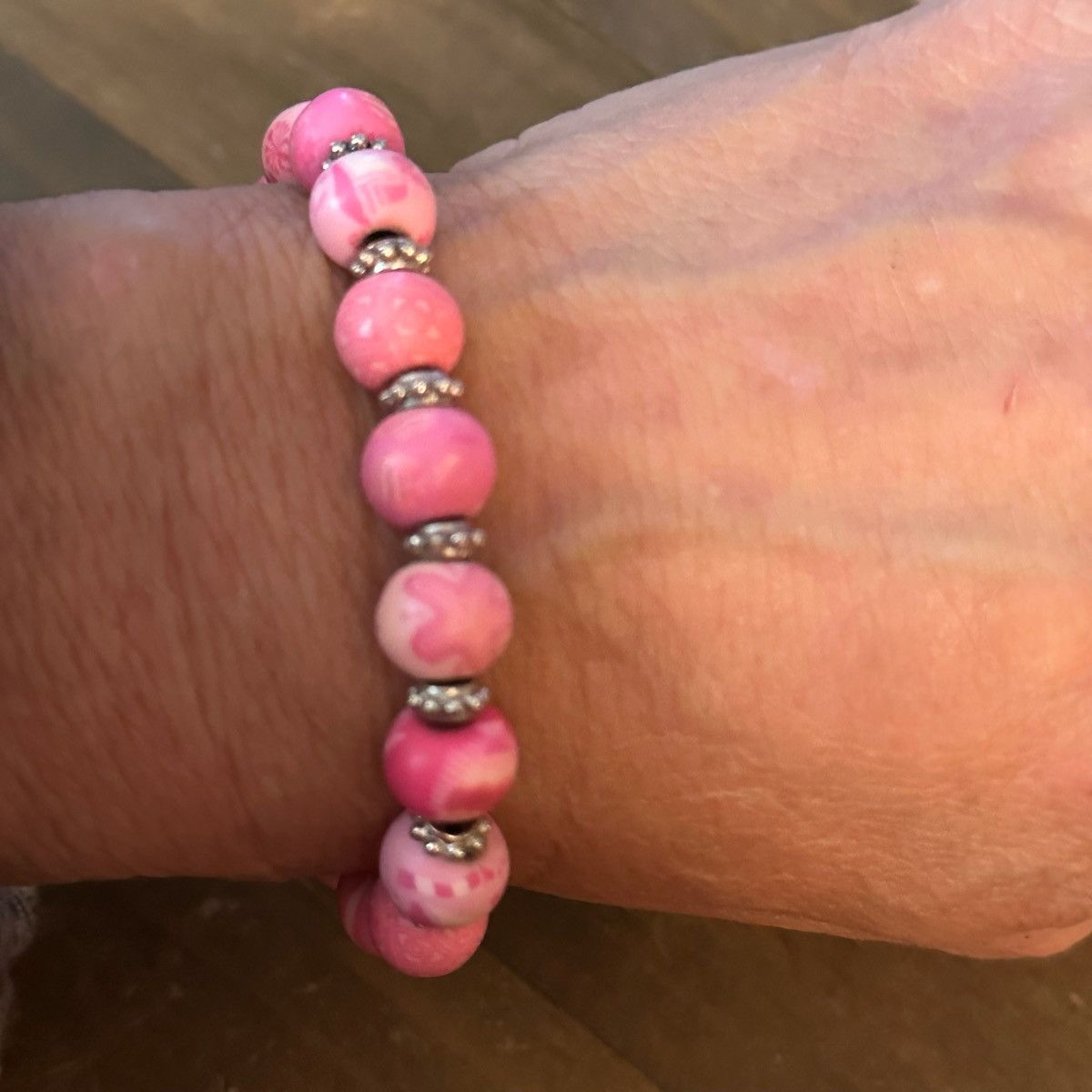 Other Jilzara pink clay bead seashell charm bracelet Size ONE SIZE - 2 Thumbnail