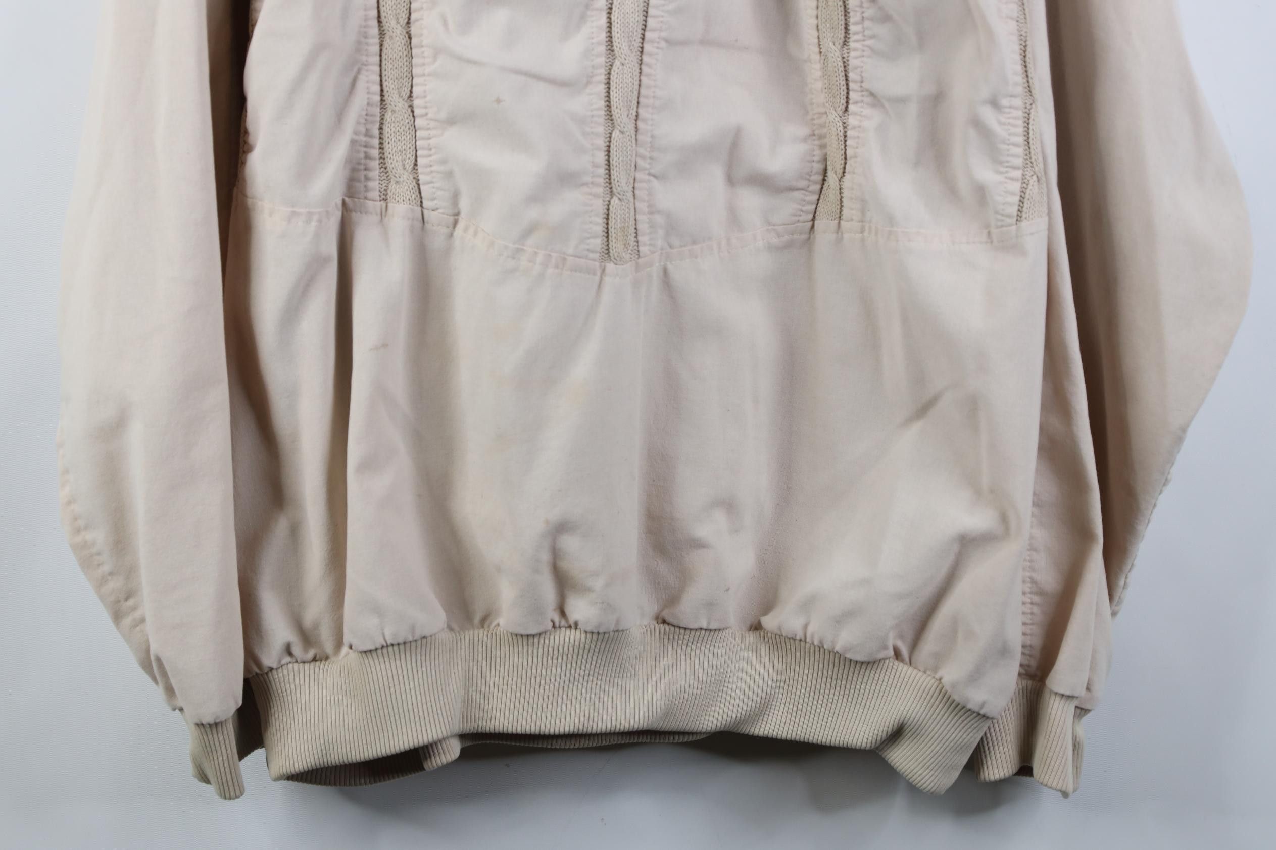 Vintage Vintage 90s Streetwear Cable Ribbed Knit Pullover Polo Shirt Size US XL / EU 56 / 4 - 3 Thumbnail