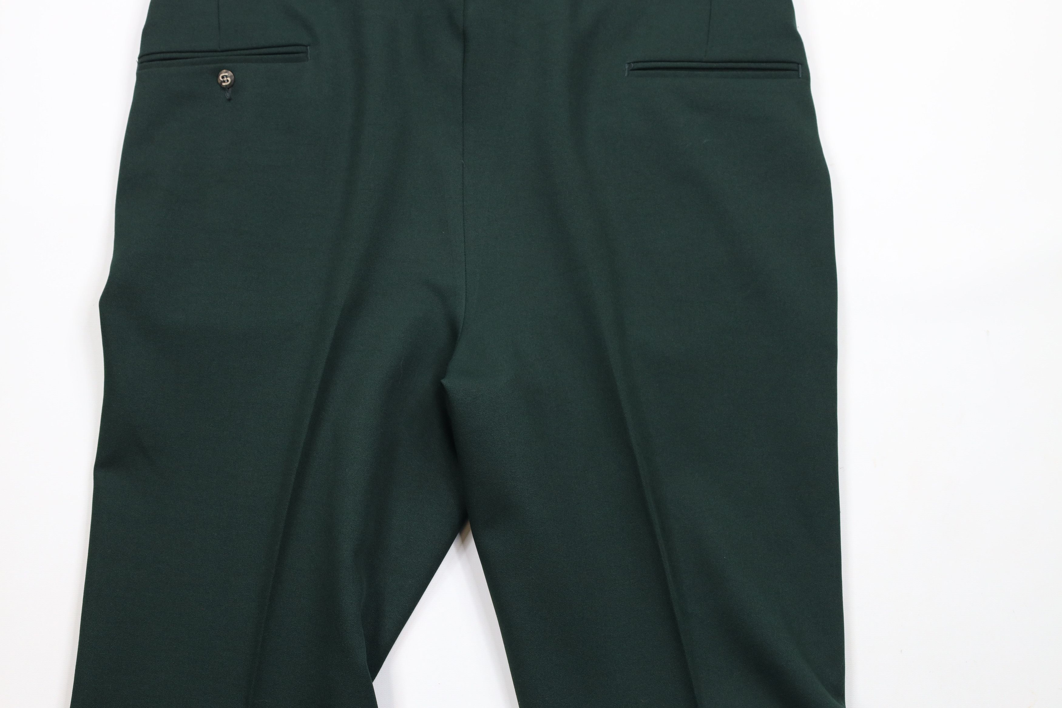 Vintage Vintage 70s Streetwear Bell Bottoms Chino Pants Green USA Size US 40 / EU 56 - 11 Thumbnail