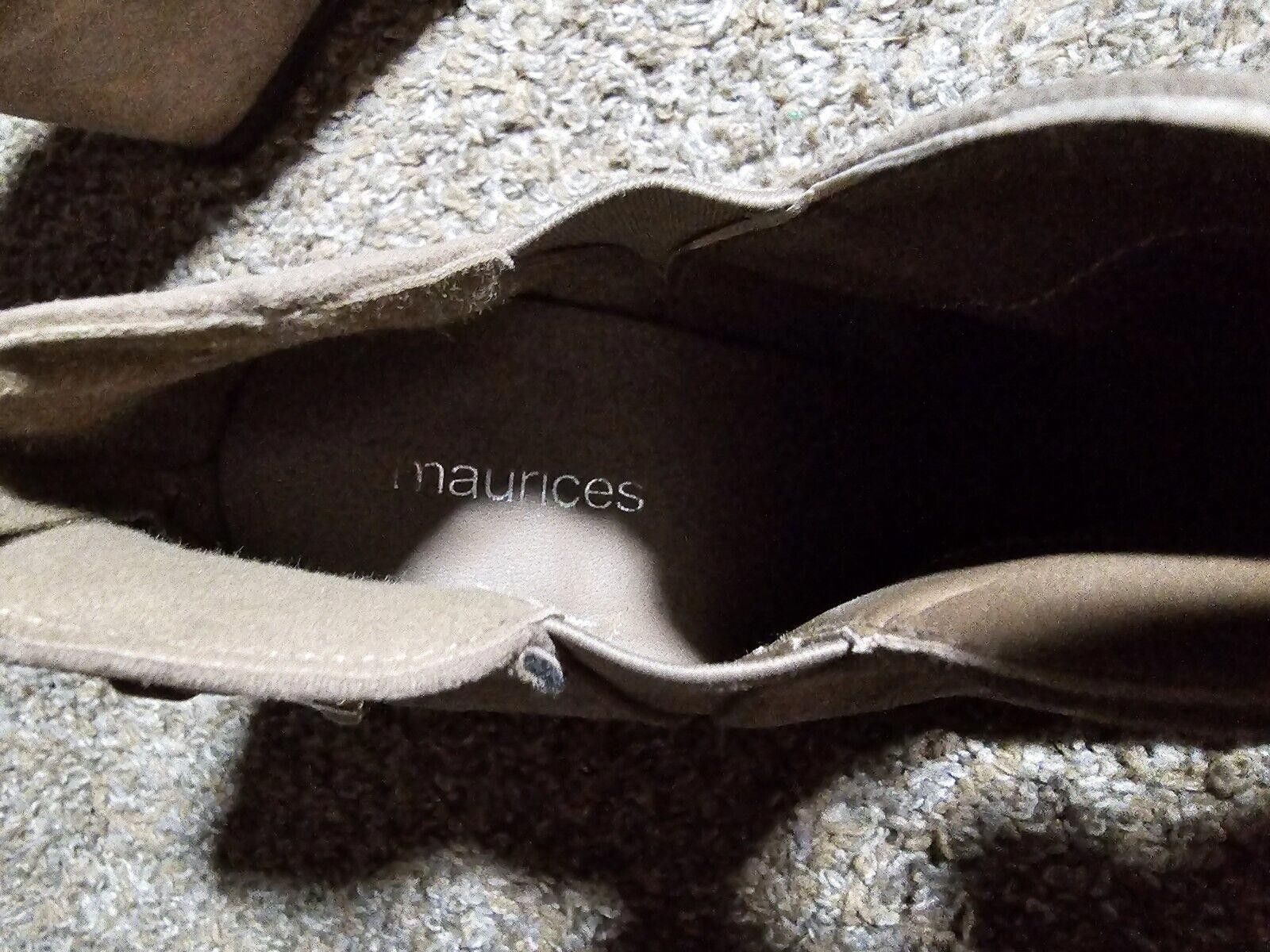 Designer Maurices 86341 Tealyn zip up brown size 8 chukkah Boot Size US 8 / IT 38 - 4 Thumbnail