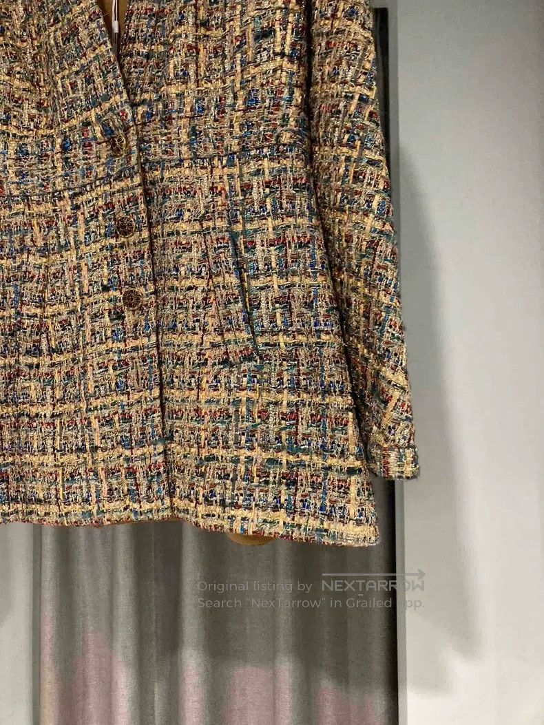 Chanel Chanel Egyptian gold-plated gold colour line V-neck glazed Size XS / US 0-2 / IT 36-38 - 7 Thumbnail