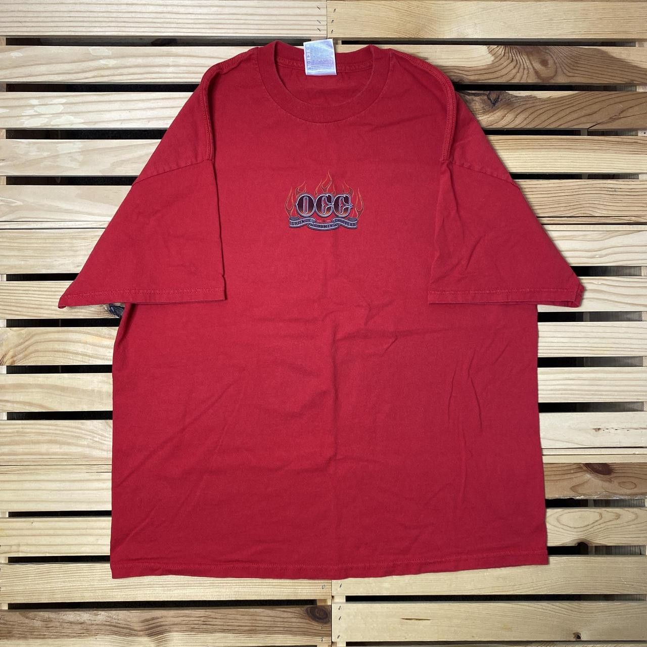 Other Vintage OCC Orange County Choppers Red Biker Tee Size XL Size US XL / EU 56 / 4 - 2 Thumbnail