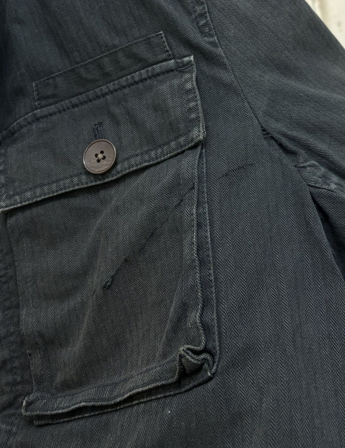 R.Newbold Faded R Newbold Paul Smith Tactical Military Hbt Jacket Size US S / EU 44-46 / 1 - 9 Thumbnail
