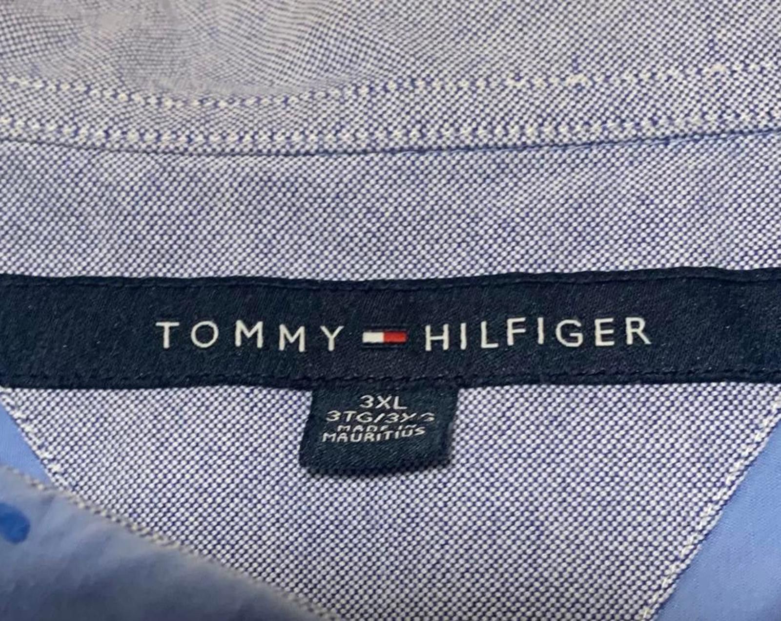 Tommy Hilfiger Tommy Hilfiger Men's Size 3XL Blue Casual Button-Down Shirt Size US XXL / EU 58 / 5 - 3 Thumbnail