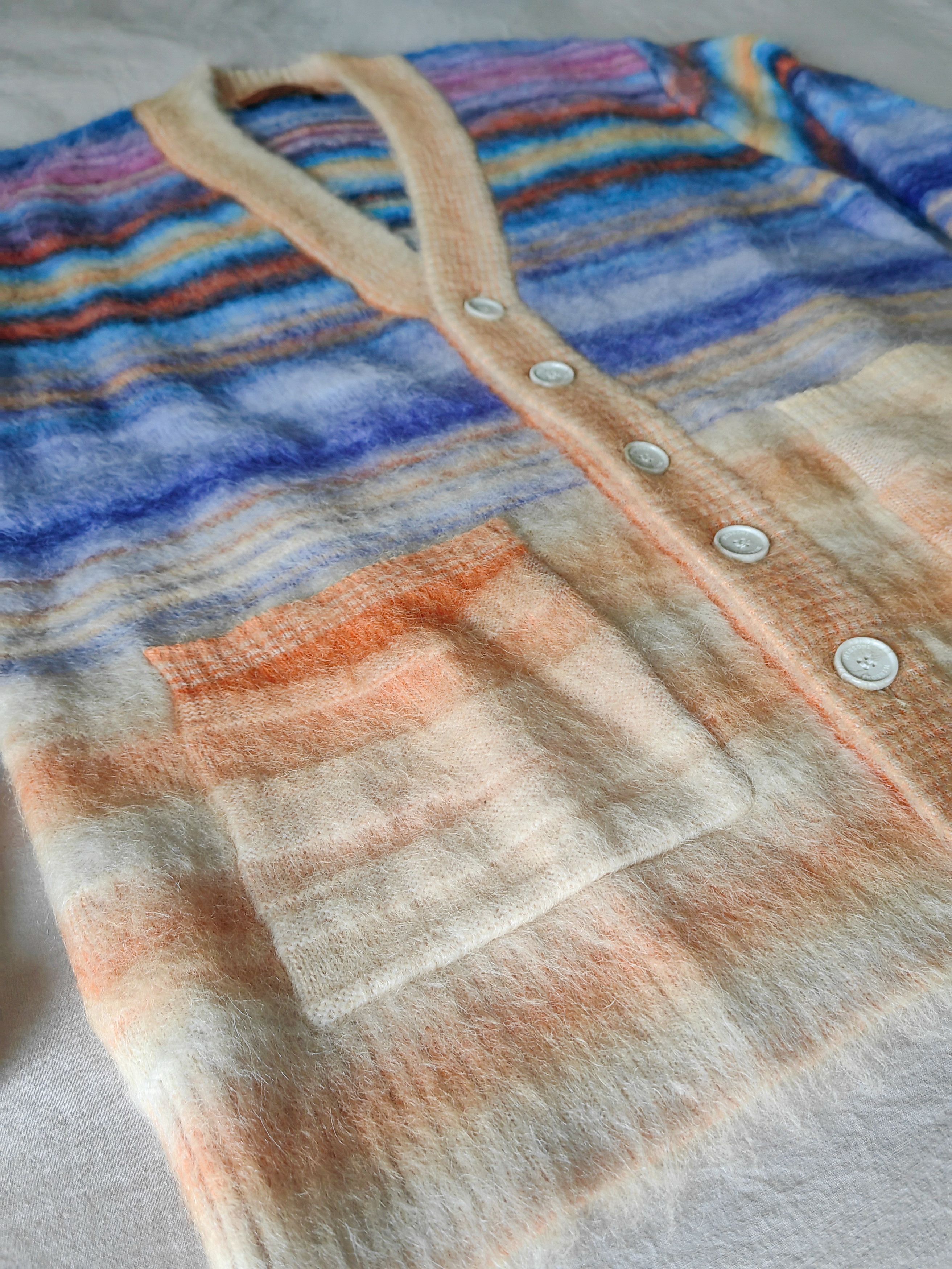 Missoni UNWORN Space-Dyed Dégradé Mohair/Alpaca Cardigan - BEAUTIFUL Size US M / EU 48-50 / 2 - 11 Thumbnail
