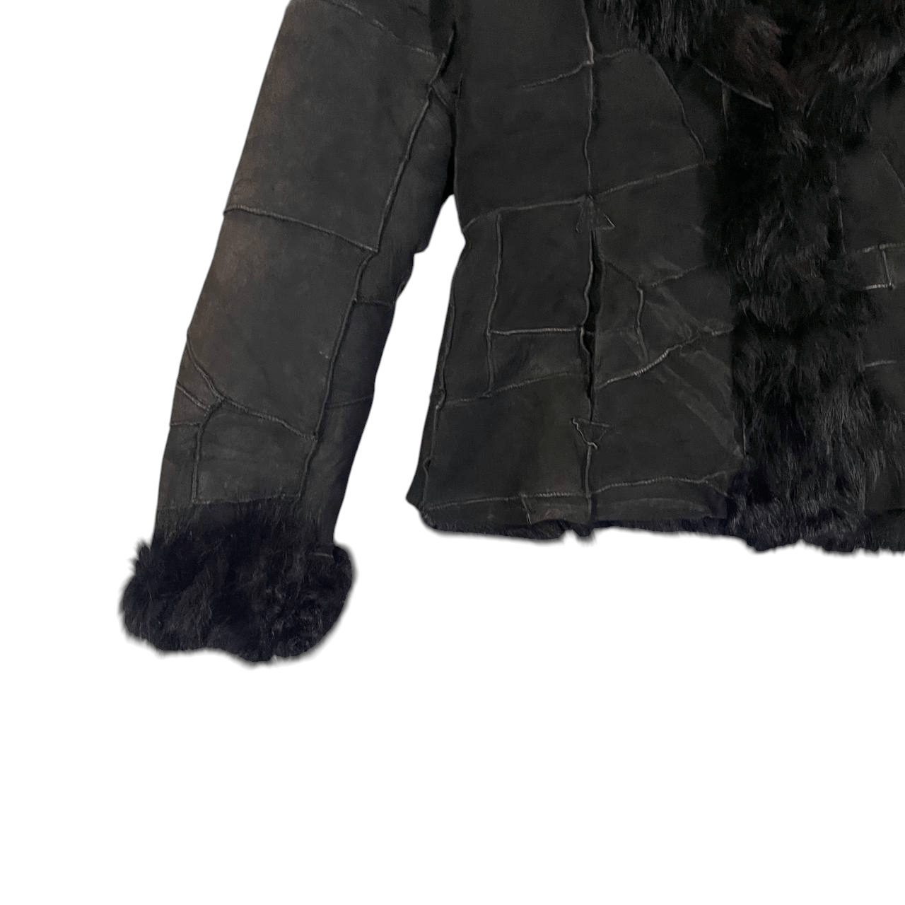 Issey Miyake Issey Miyake Inspired Patchwork Leather Fur Jacket Size M / US 6-8 / IT 42-44 - 3 Thumbnail