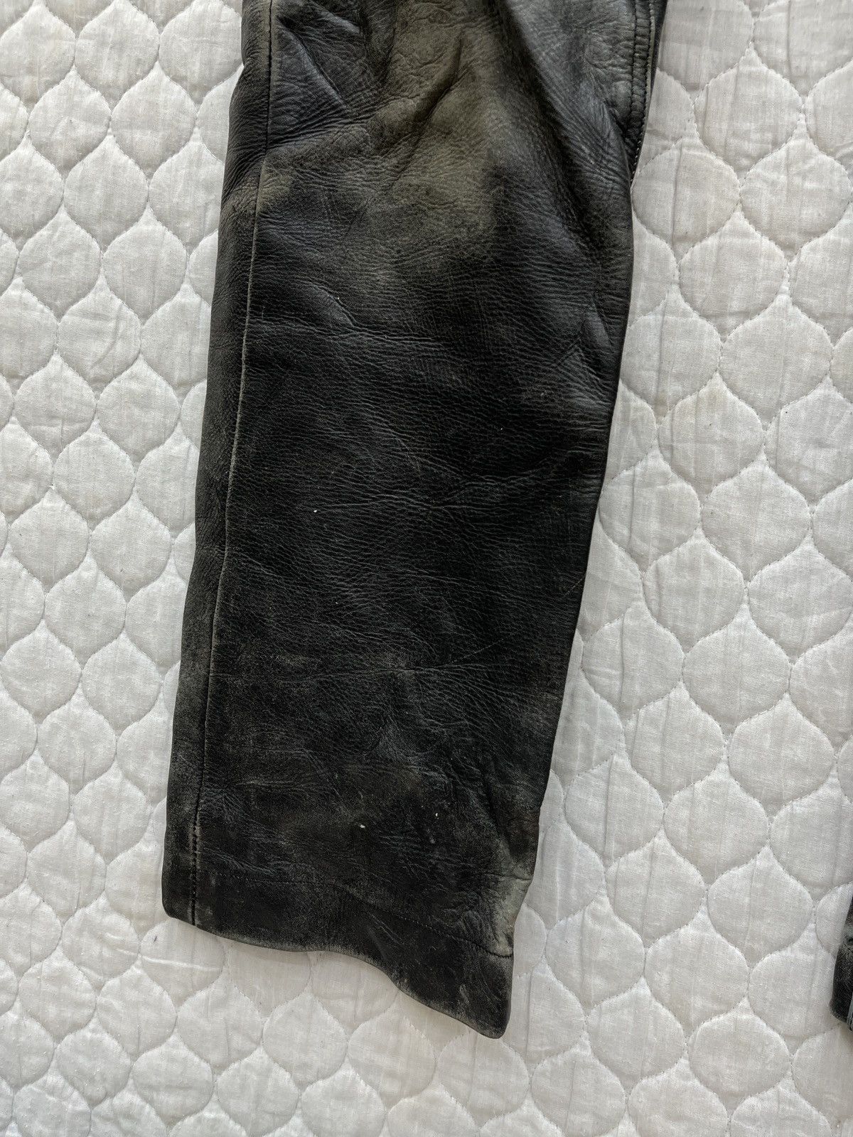 Genuine Leather × Vintage 🔥STEALS🔥 VTG BBH LEATHER PANTS Size US 29 - 8 Thumbnail