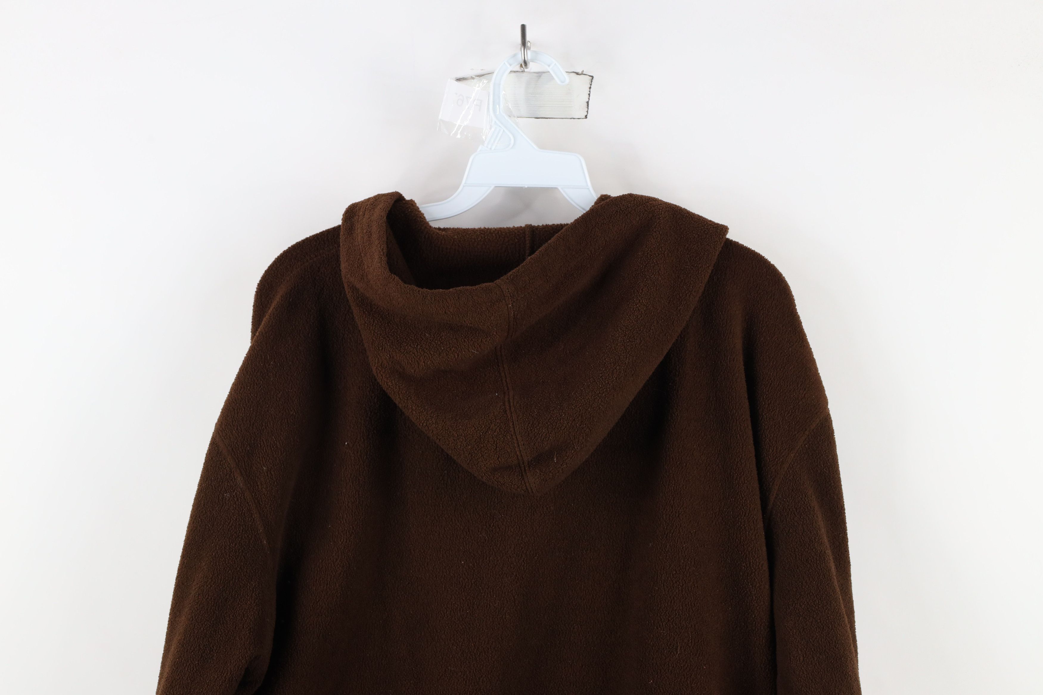 Vintage Vintage 90s Cleveland Browns Football Fleece Hoodie Brown Size XL / US 12-14 / IT 48-50 - 10 Thumbnail