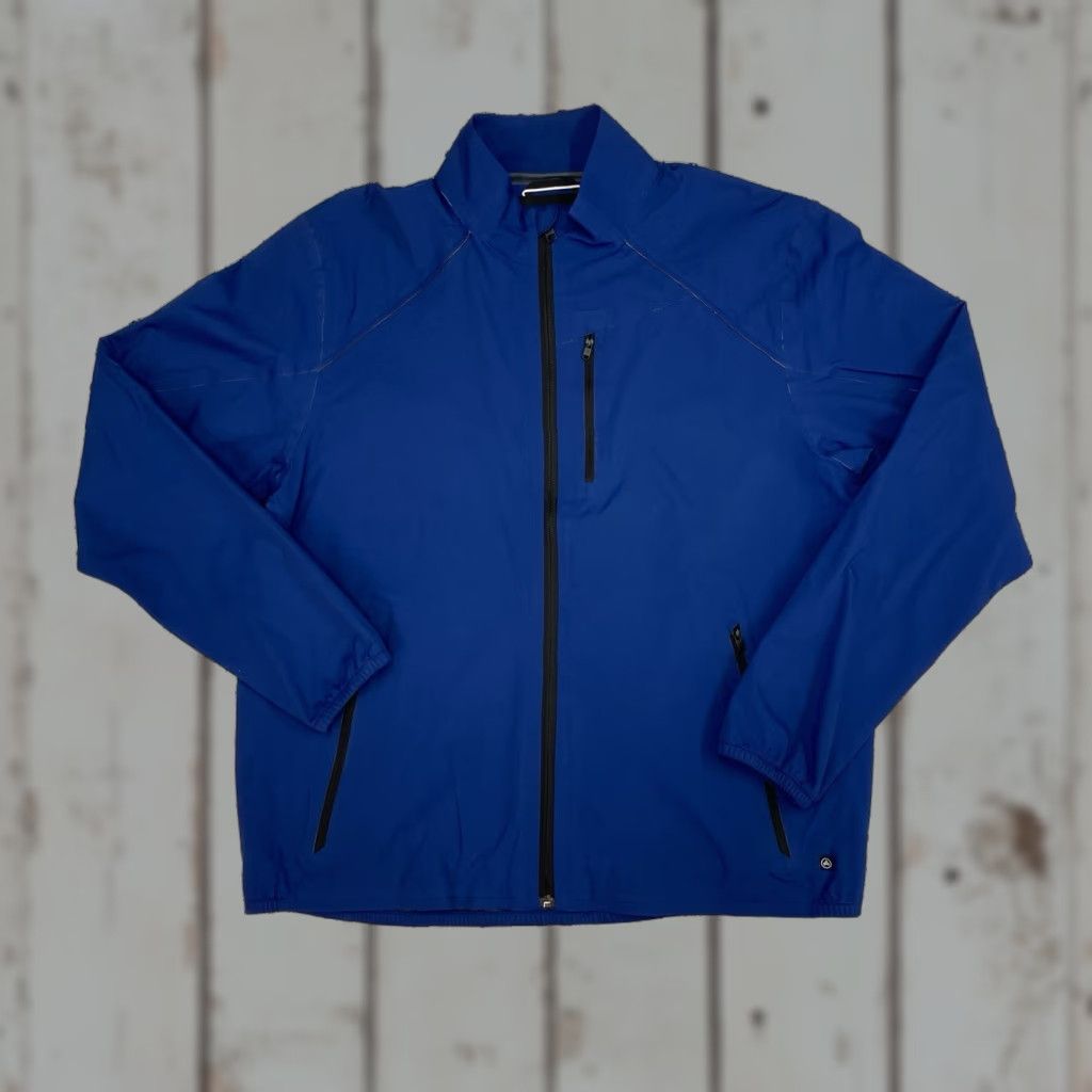 Vintage Aether Women's Windbreaker Shell Jacket Vented Full Zip Navy Blue Size 4 Size S / US 4 / IT 40 - 1 Thumbnail