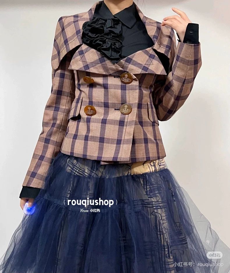 Vivienne Westwood Vivienne Westwood Striped double-breasted corset jacket Size XS / US 0-2 / IT 36-38 - 4 Thumbnail