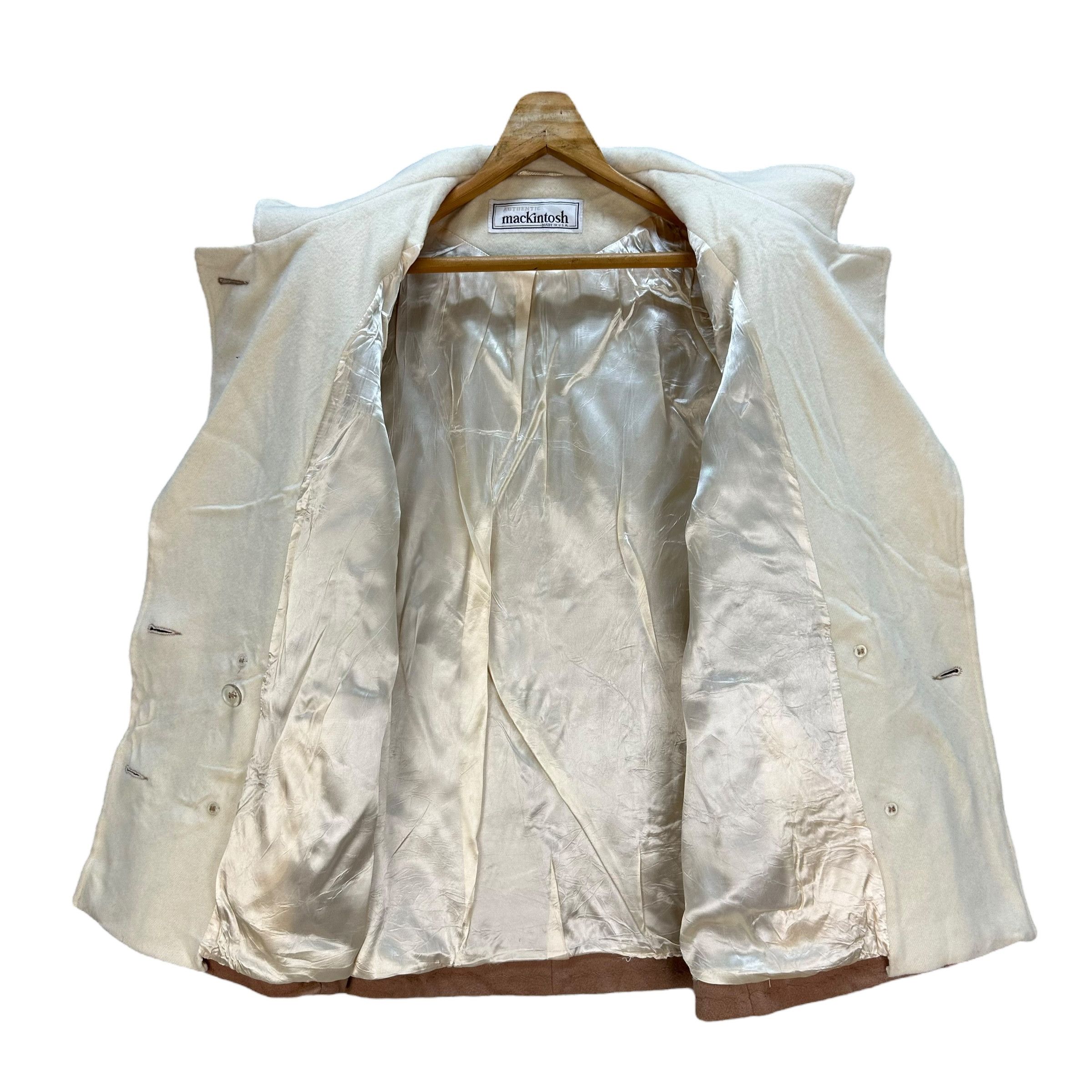 Mackintosh Mackintosh Double Breasted & Collar Wool Coat #A8-0193 Size XL / US 12-14 / IT 48-50 - 6 Thumbnail