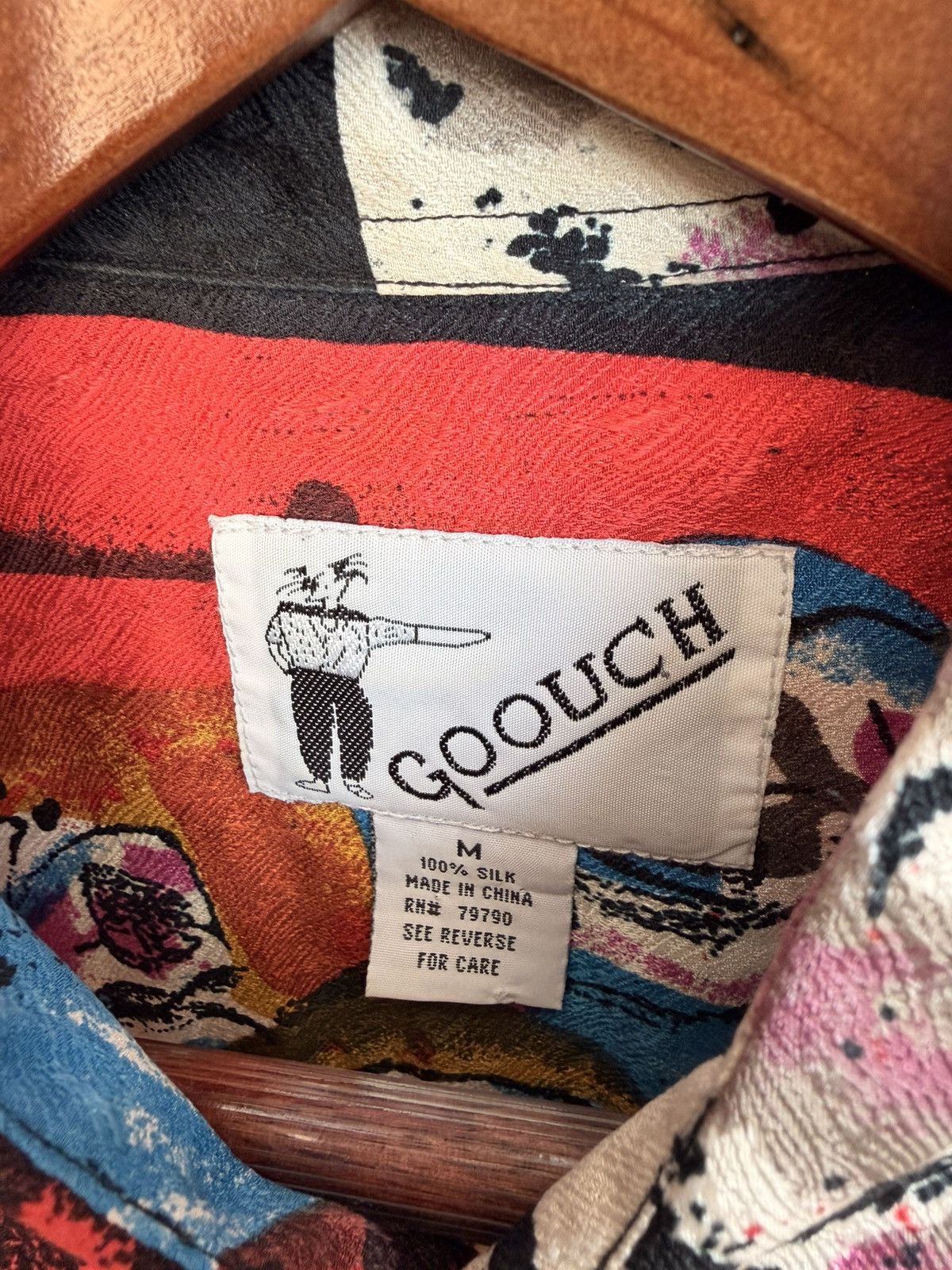 Other Vintage Goouch Silk Pattern Short Sleeve Shirt Size US M / EU 48-50 / 2 - 5 Thumbnail