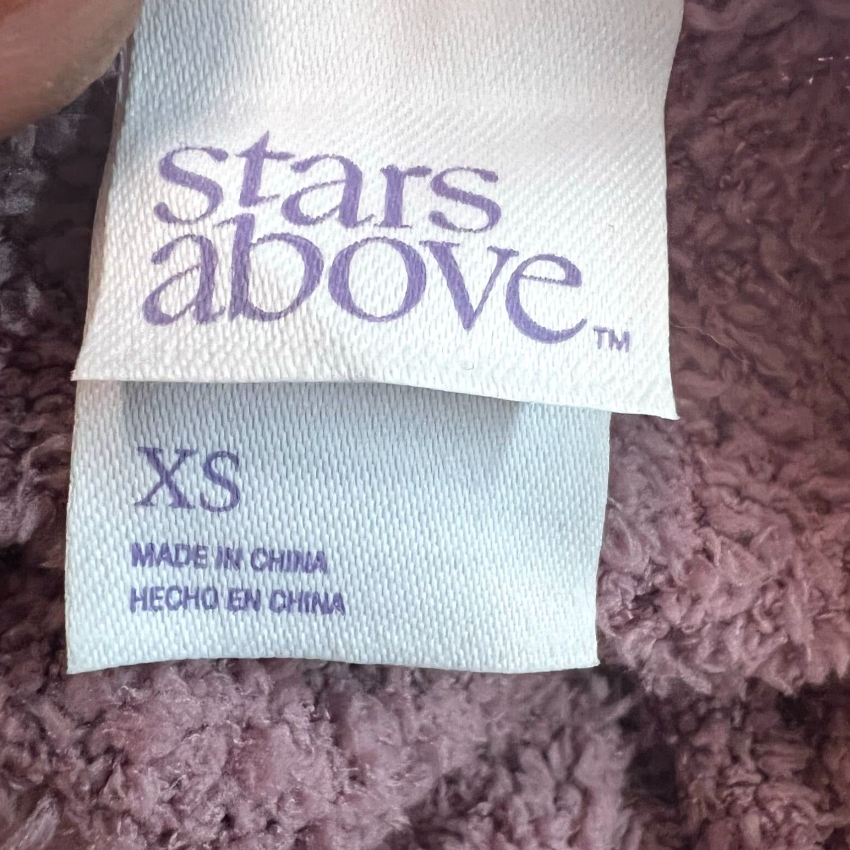 Vintage Stars Above Womens XS Pink Long Sleeve Open-Knit Fuzzy Cape Boat Neck Geometric Chiffon Polyester Sweater Knit Polyester XS Size XS / US 0-2 / IT 36-38 - 6 Thumbnail